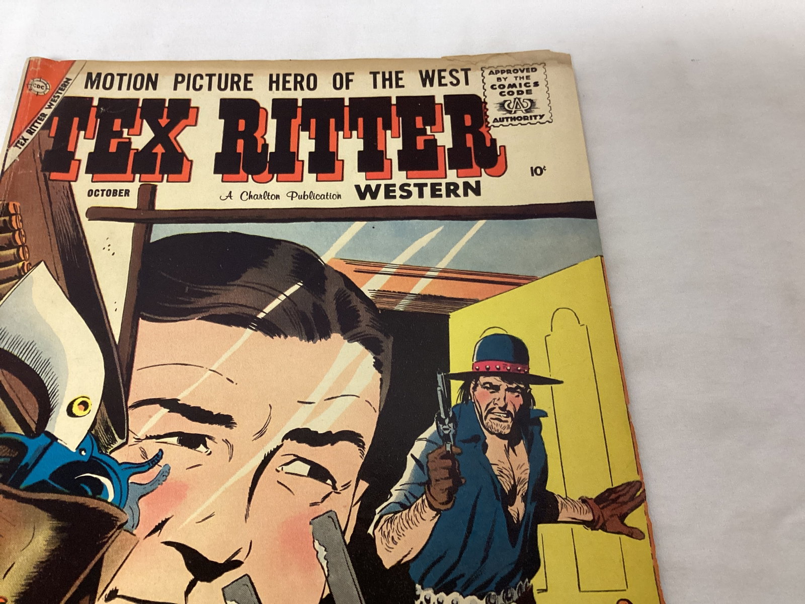 Tex Ritter Western 43 Charlton Comic Book - 3