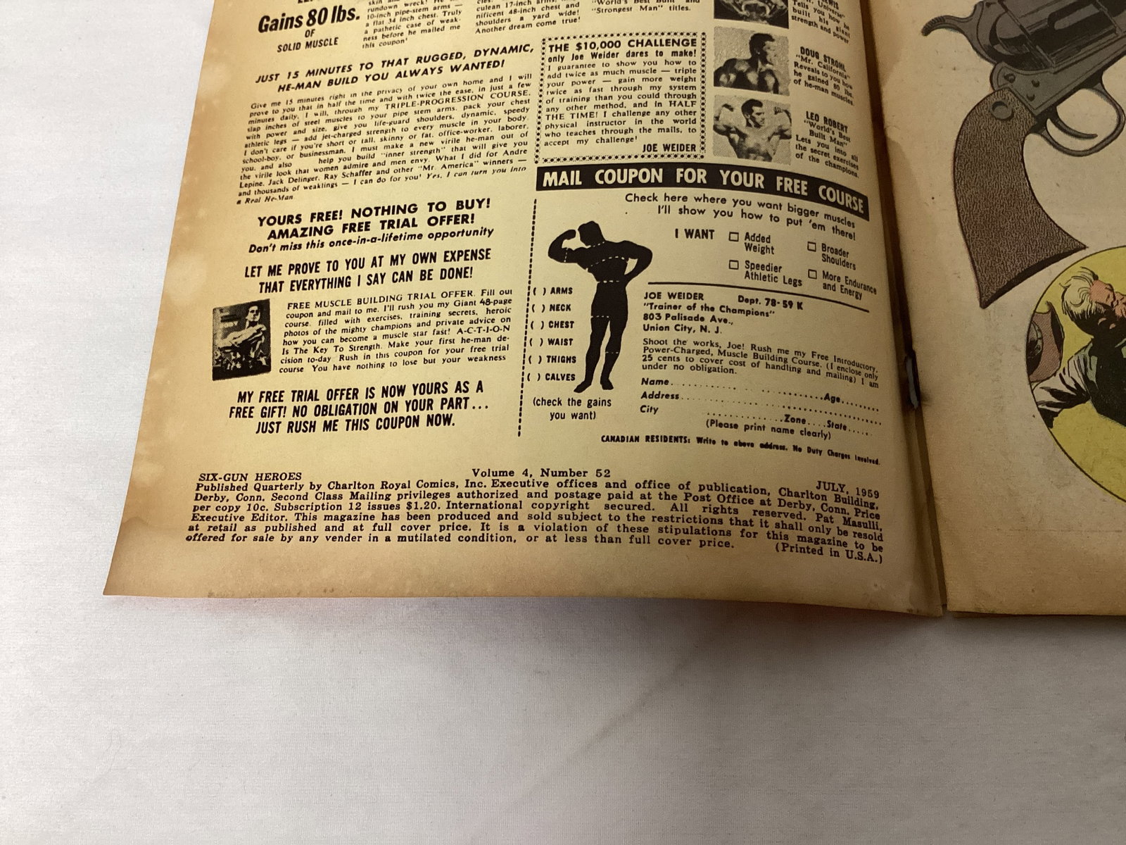 Six-Gun Heroes 52 Charlton Comic Book - 7