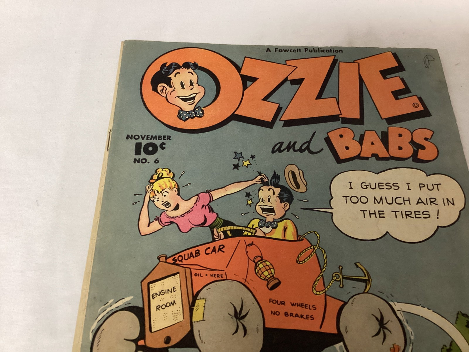 Ozzie and Babs 6 Fawcett Comic Book - 2