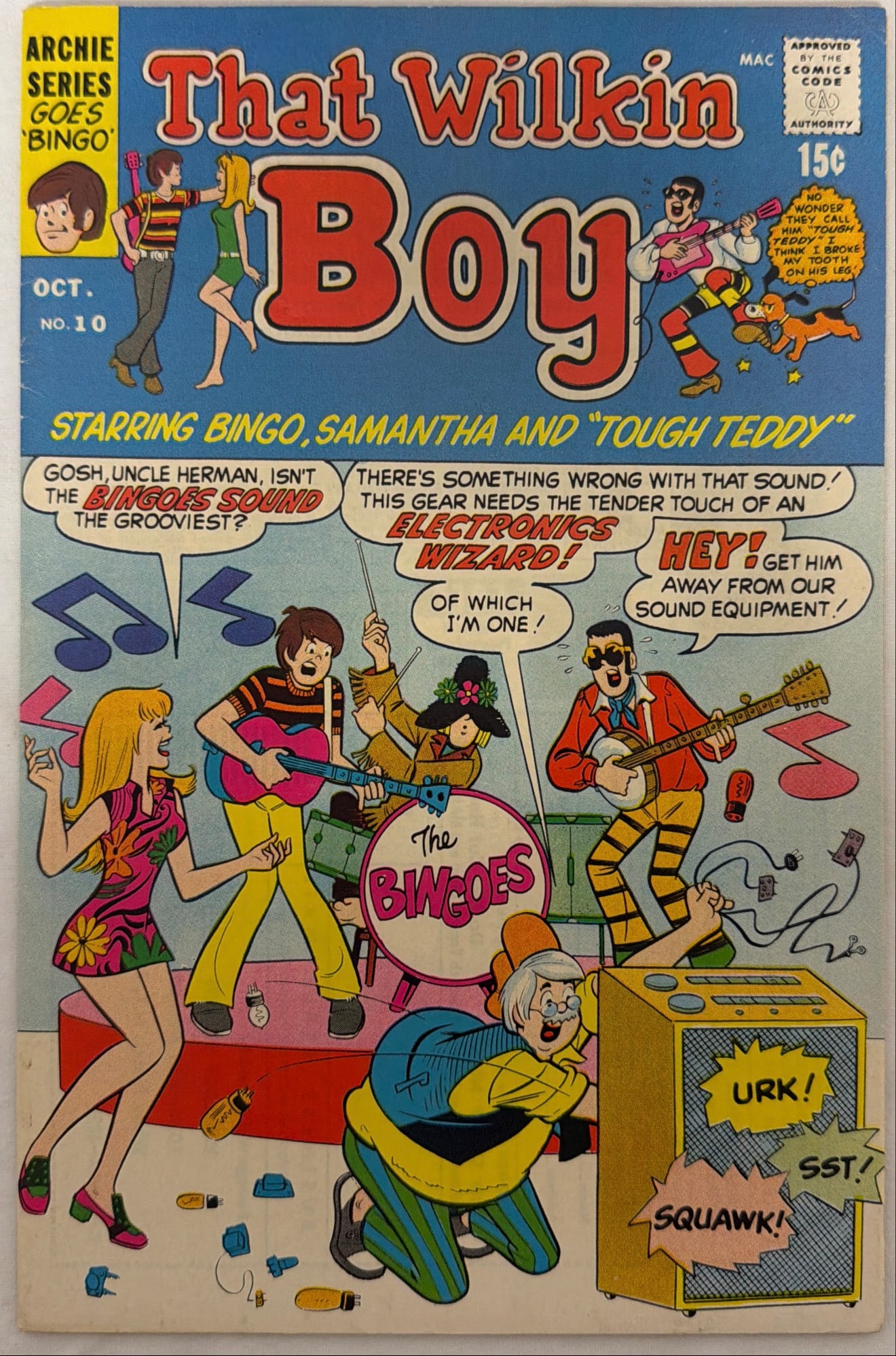 That Wilkin Boy 10 Archie Comic Book: 1970, please preview and see all photos for condition