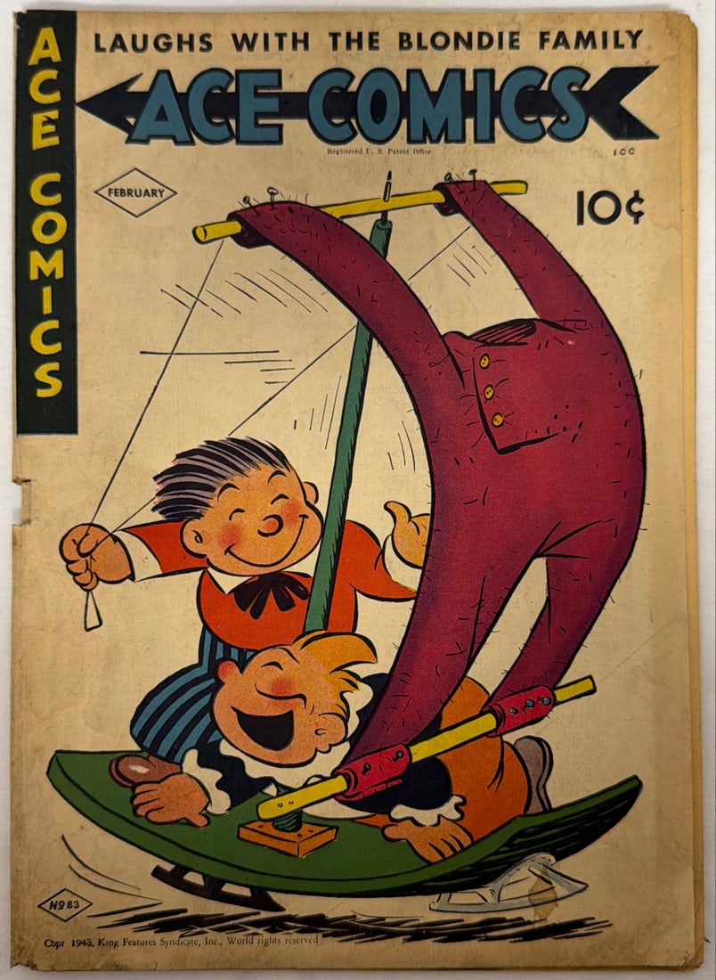 Ace Comics 83 King Comic Book: 1944, please preview and see all photos for condition