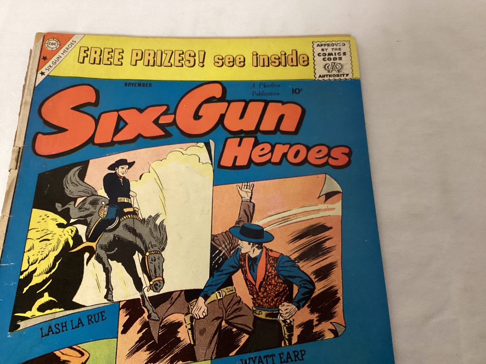 Six-Gun Heroes 54 Charlton Western Comic Book - 3