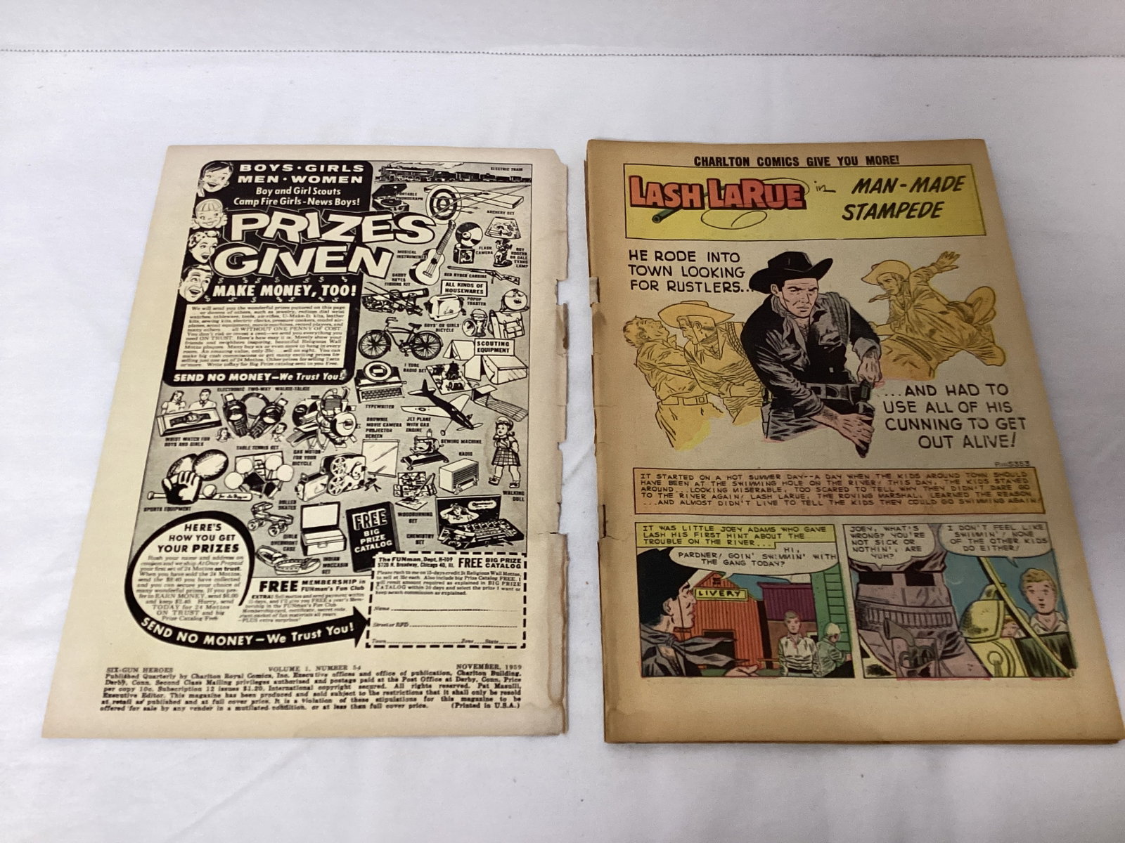 Six-Gun Heroes 54 Charlton Western Comic Book - 6