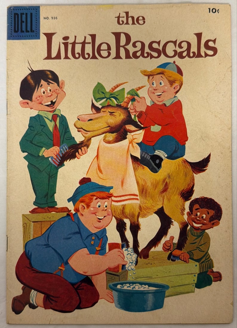 Four Color 936 Dell Little Rascals Comic Book: 1958, please preview and see all photos for condition