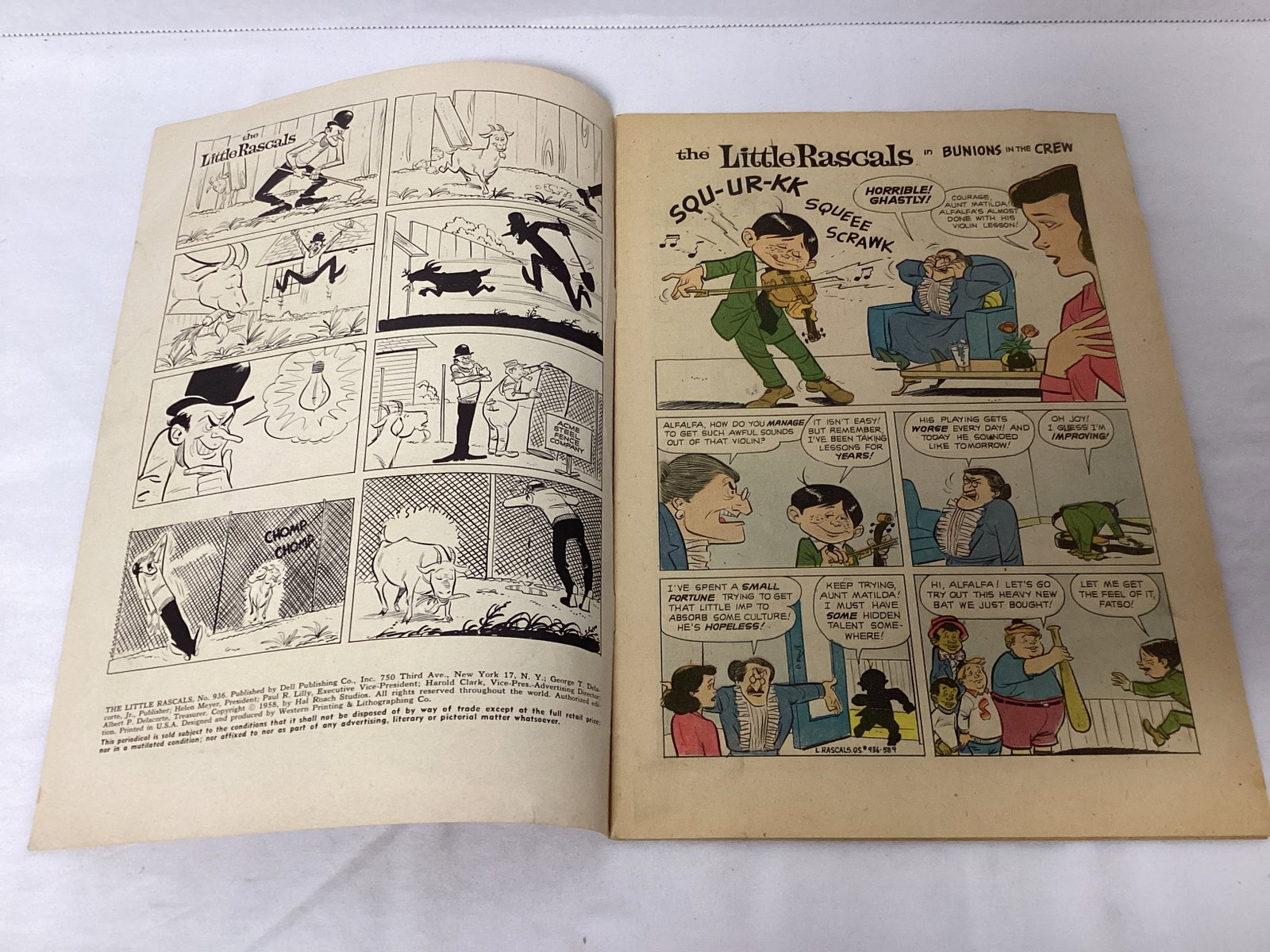 Four Color 936 Dell Little Rascals Comic Book - 6