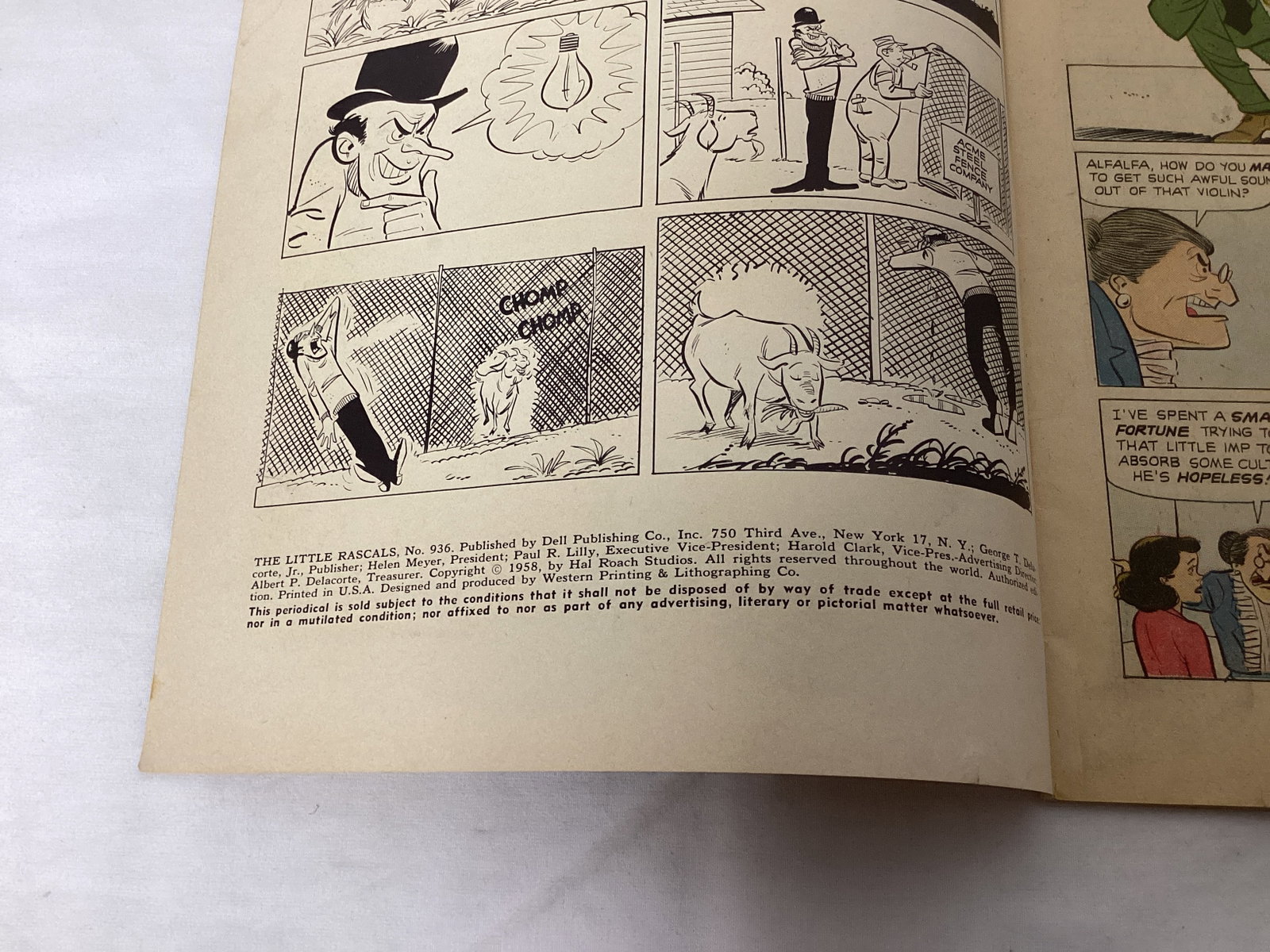 Four Color 936 Dell Little Rascals Comic Book - 7