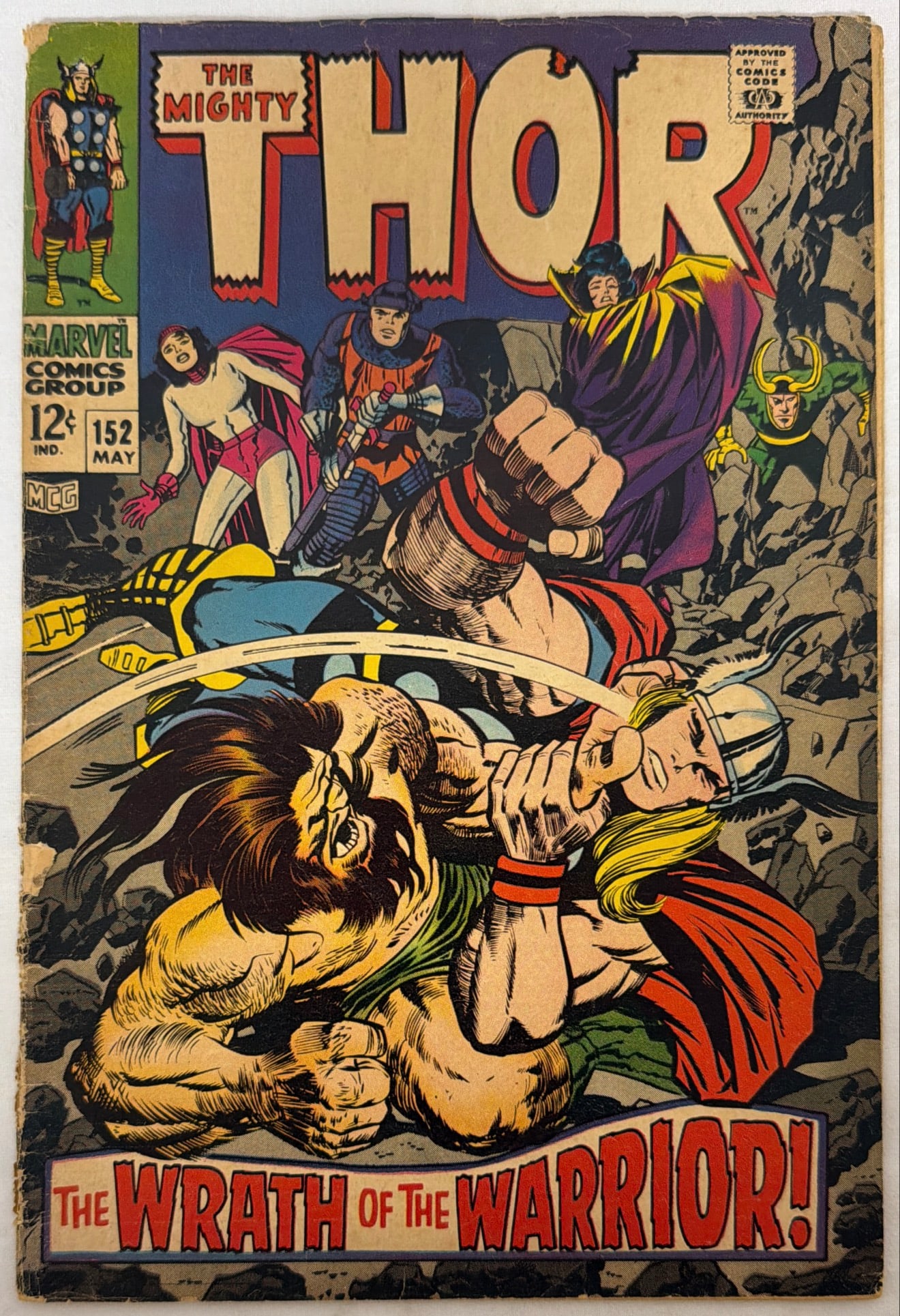 The Mighty Thor 152 Marvel Comic Book (1 of 8)
