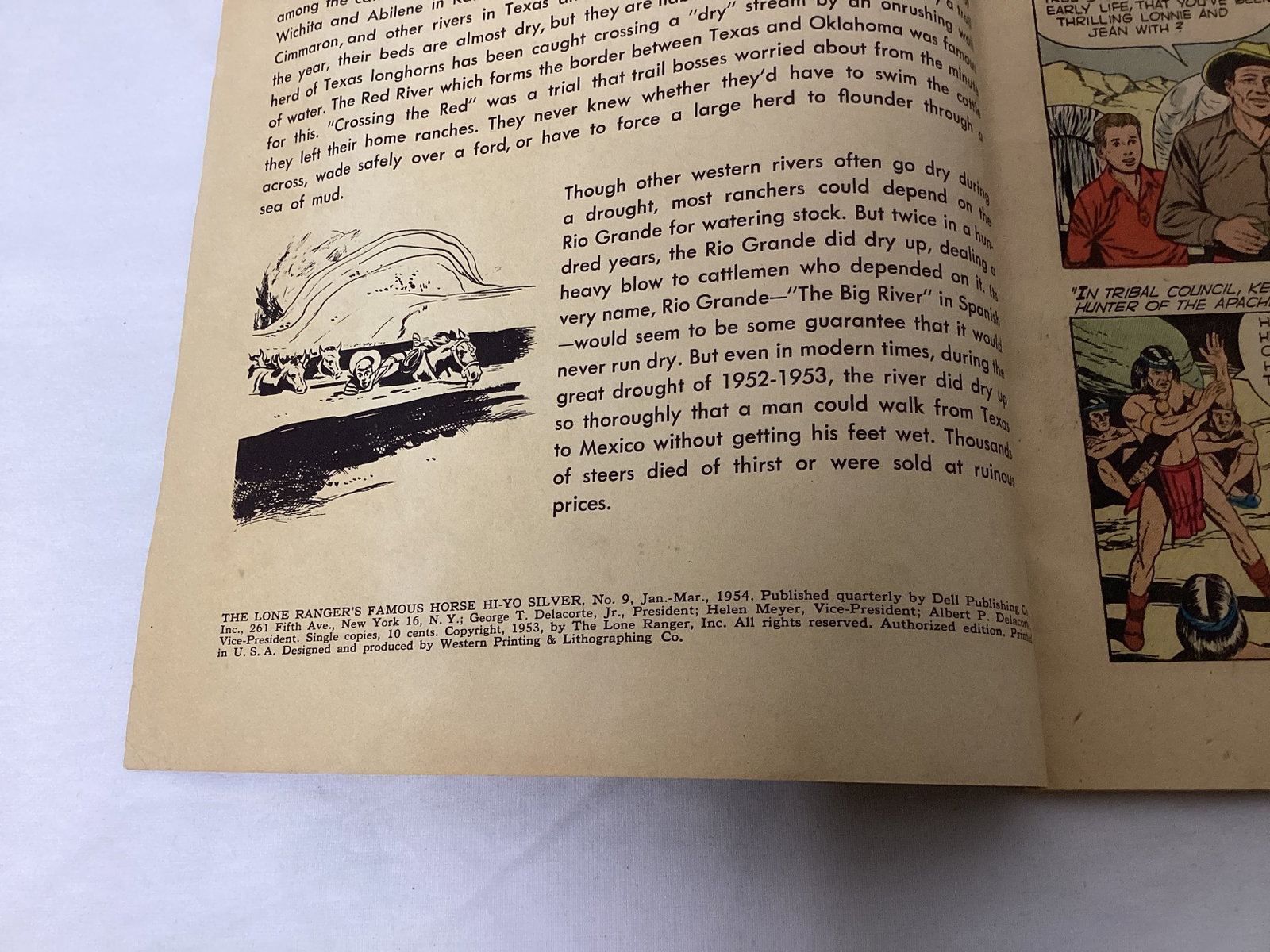 Hi-Yo Silver 9 Dell Lone Ranger Comic Book - 7