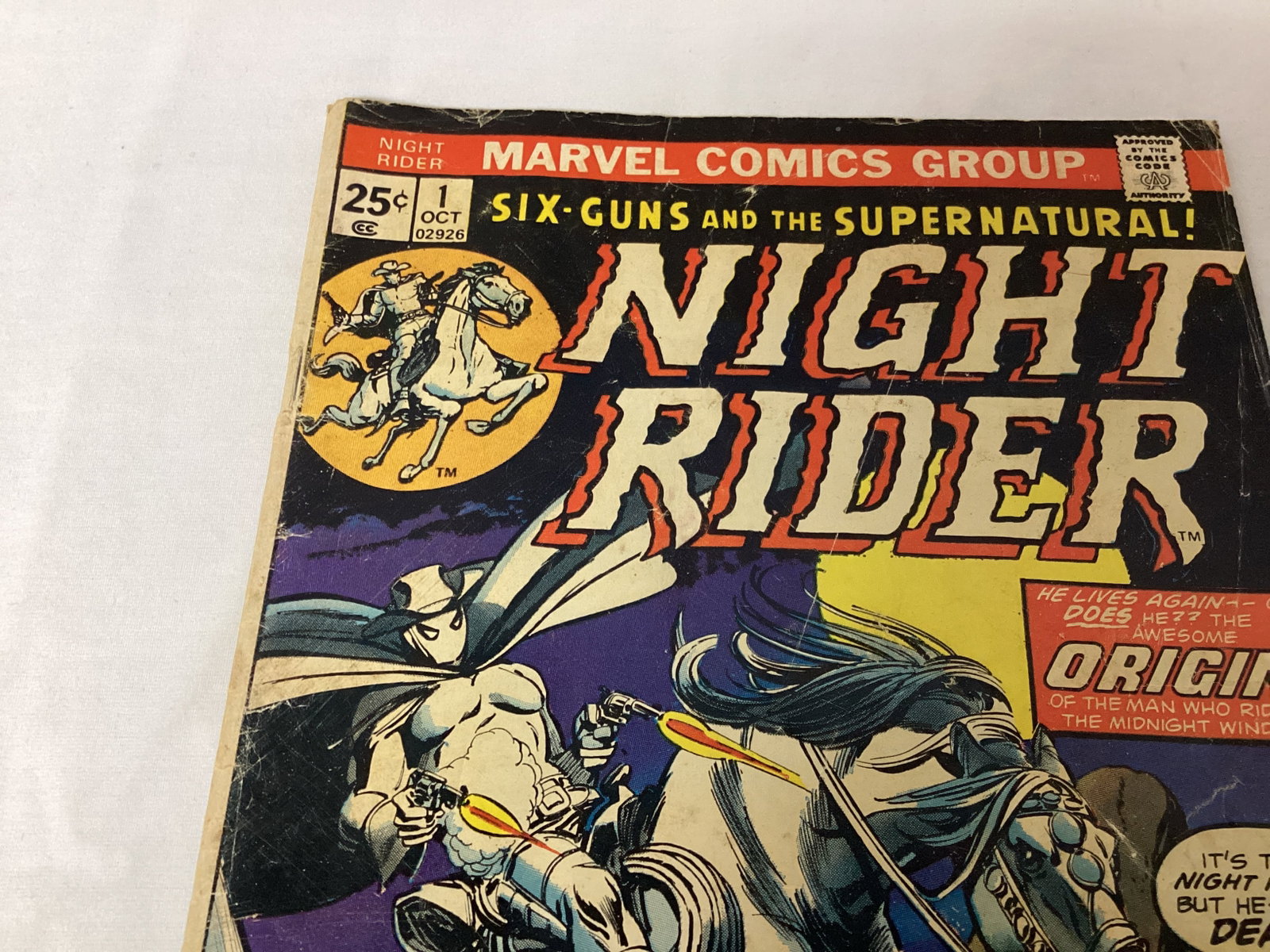 Night Rider 1 Marvel Comic Book - 2