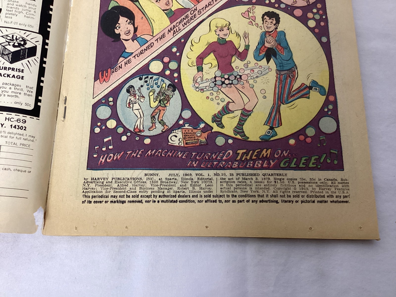 Bunny 10 Harvey Comic Book - 7