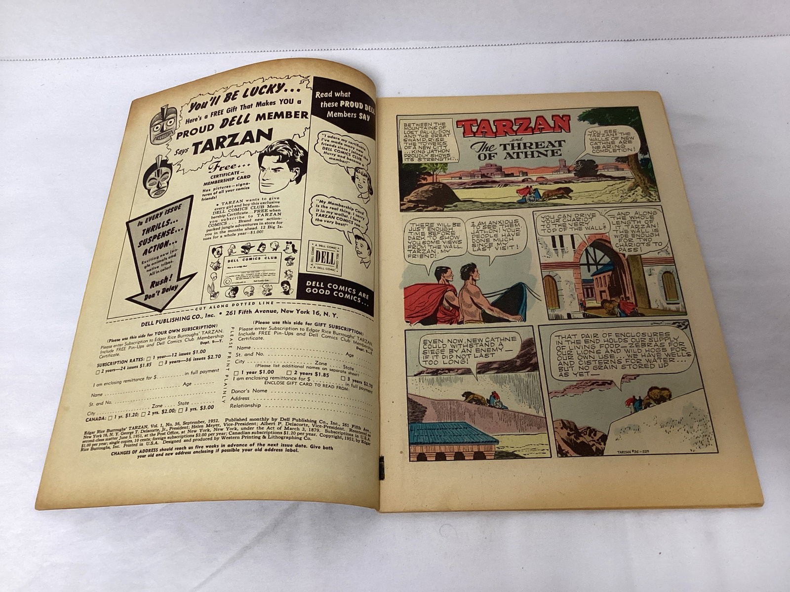 Tarzan 36 Dell Comic Book - 6