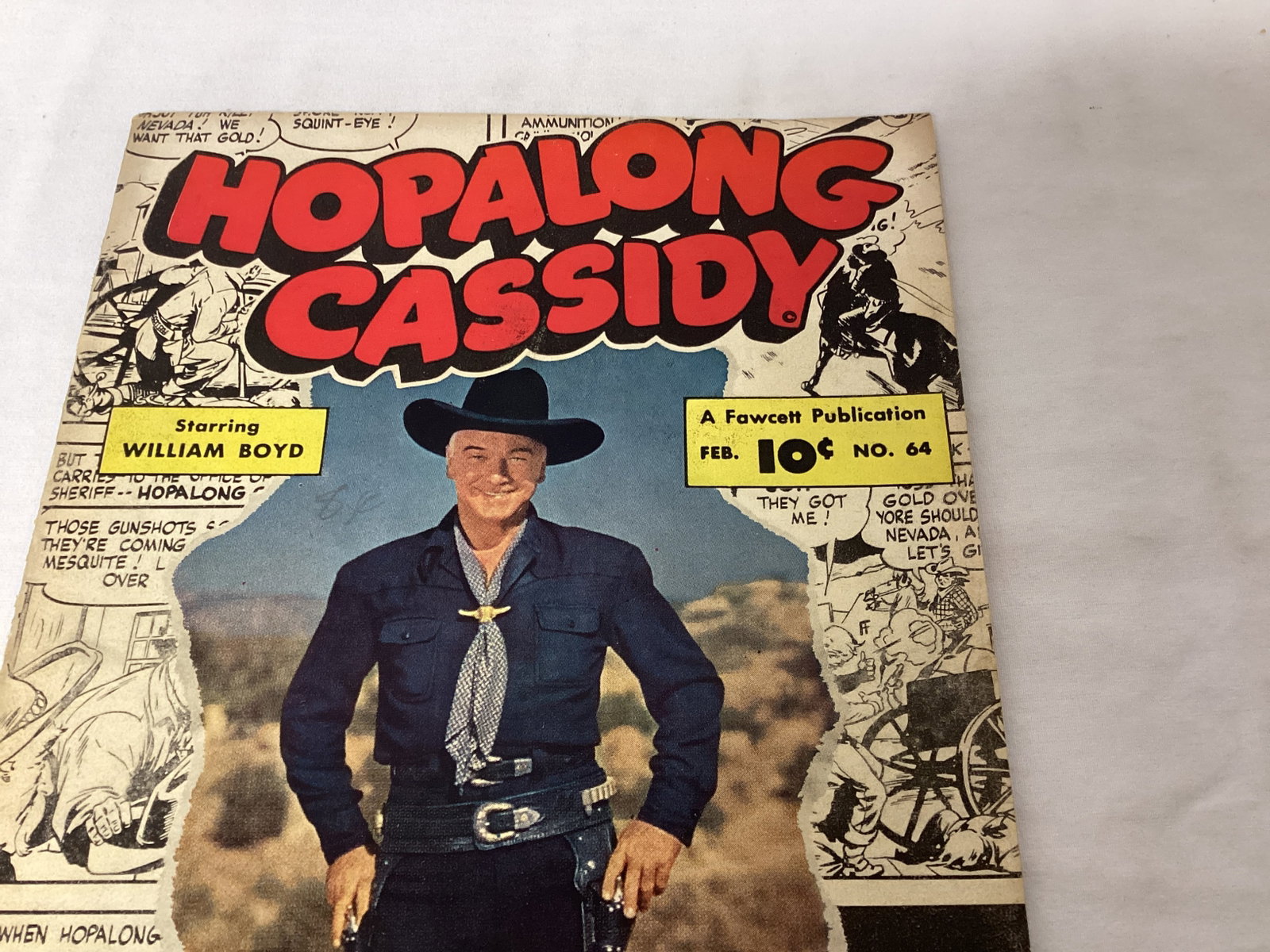 Hopalong Cassidy 64 Fawcett Comic Book - 3