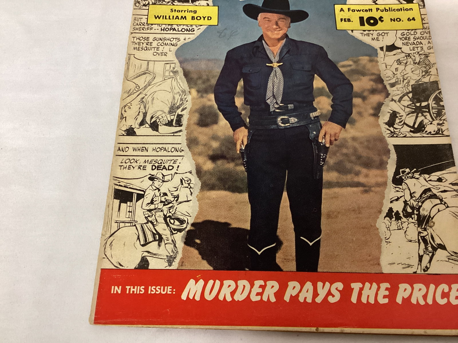 Hopalong Cassidy 64 Fawcett Comic Book - 4