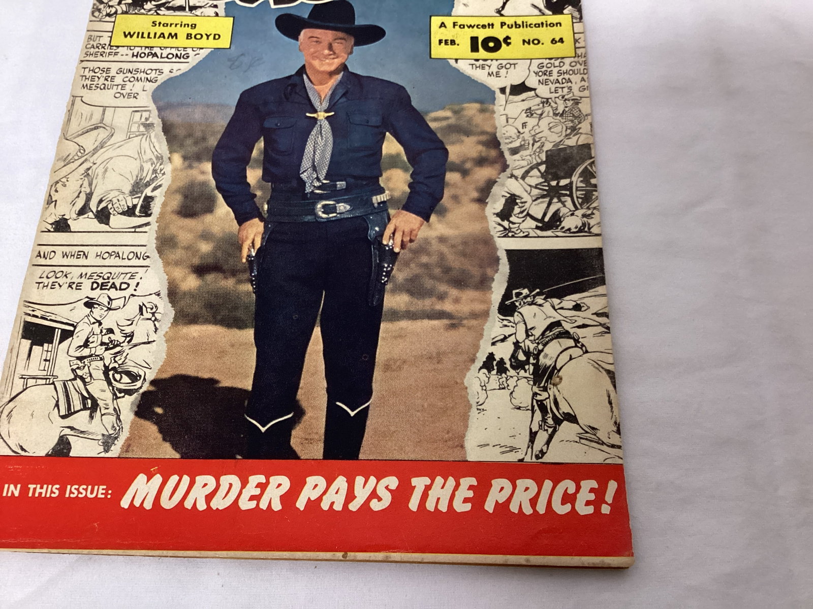 Hopalong Cassidy 64 Fawcett Comic Book - 5