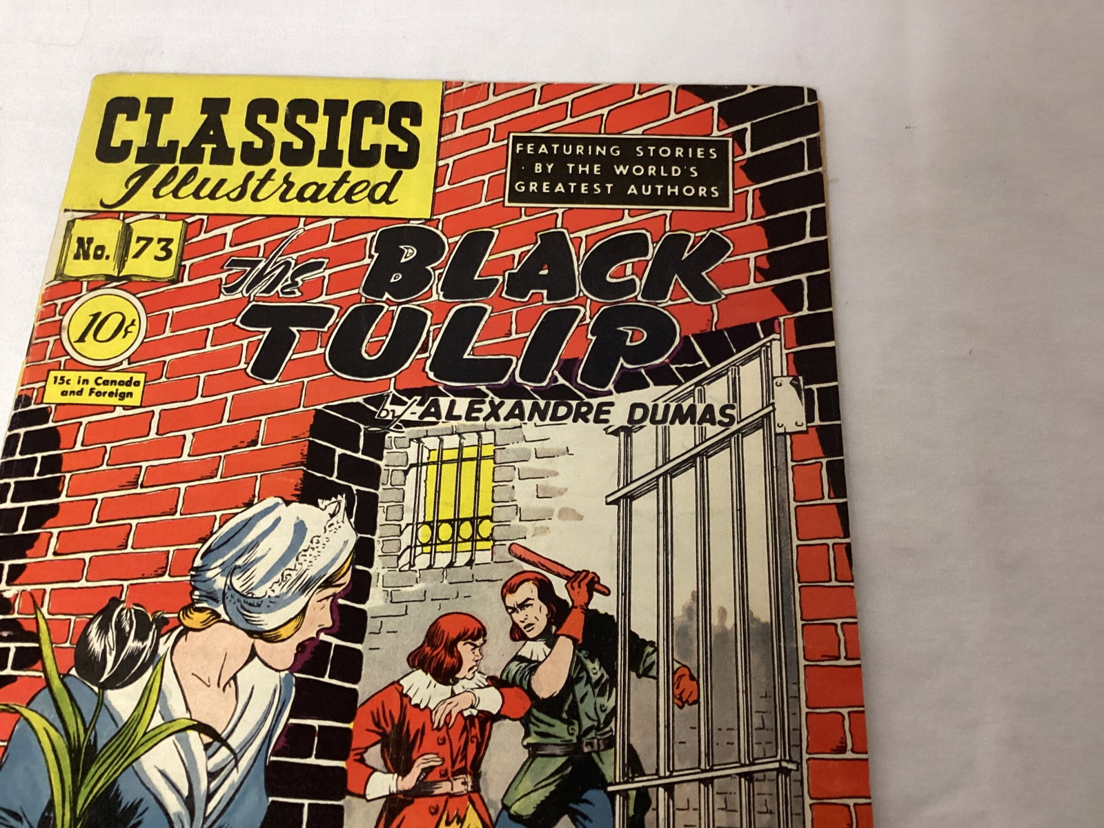 Classics Illustrated 73 The Black Tulip Comic Book - 3