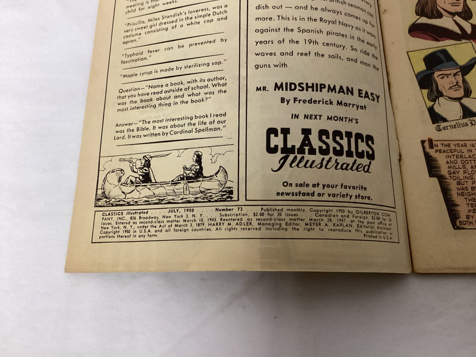 Classics Illustrated 73 The Black Tulip Comic Book - 7