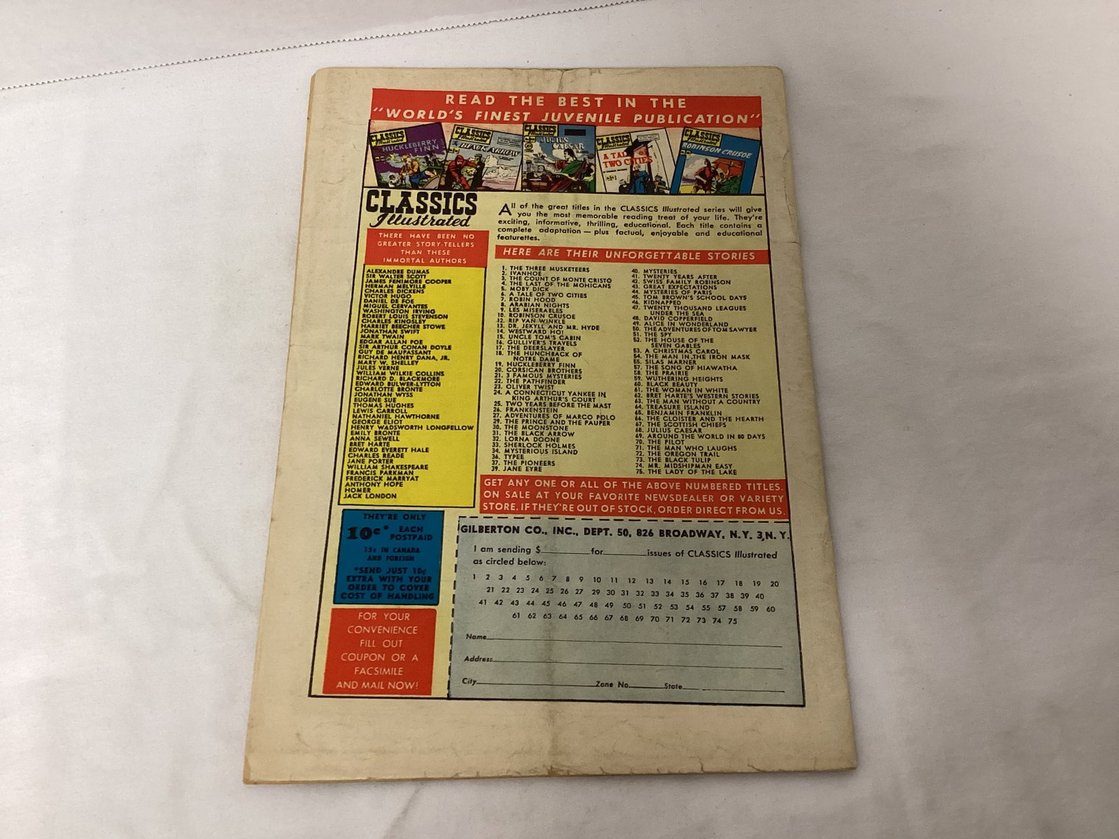 Classics Illustrated 73 The Black Tulip Comic Book - 8