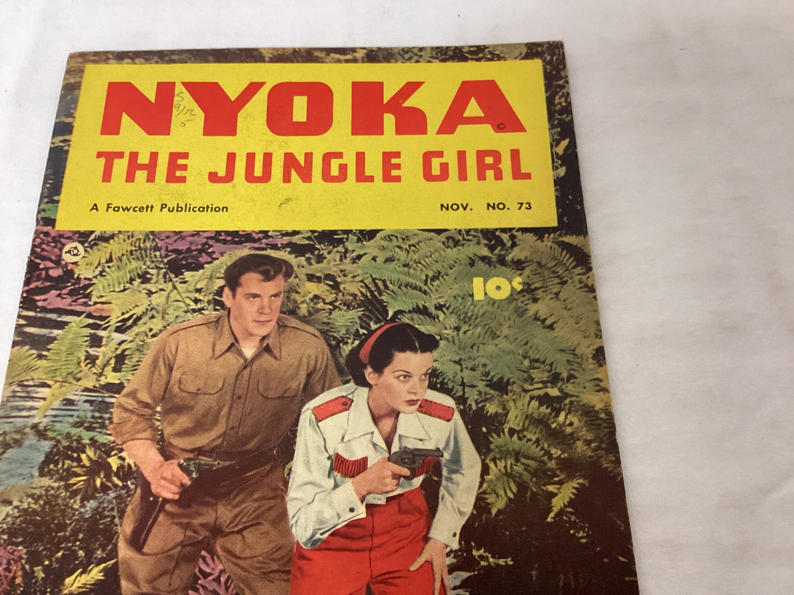Nyoka the Jungle Girl 73 Fawcett Comic Book - 3