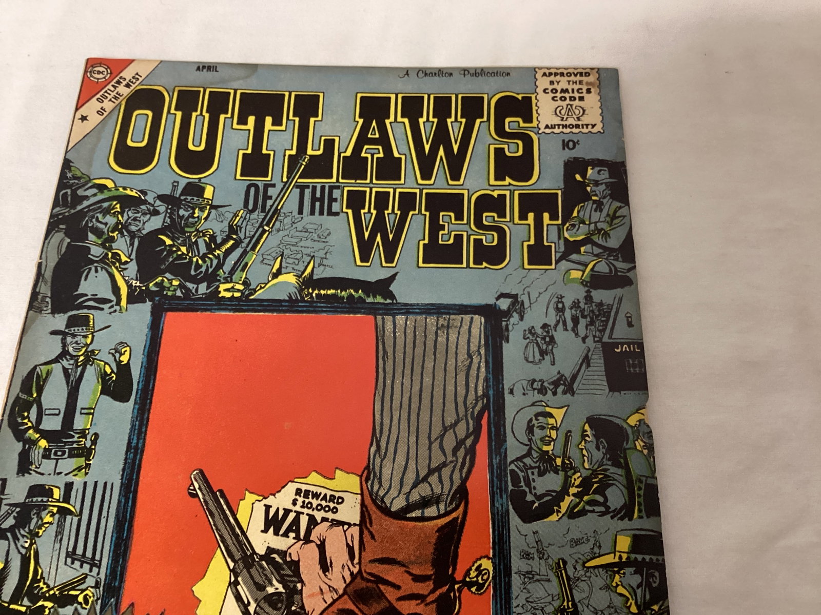 Outlaws of the West 19 Charlton Comic Book - 3
