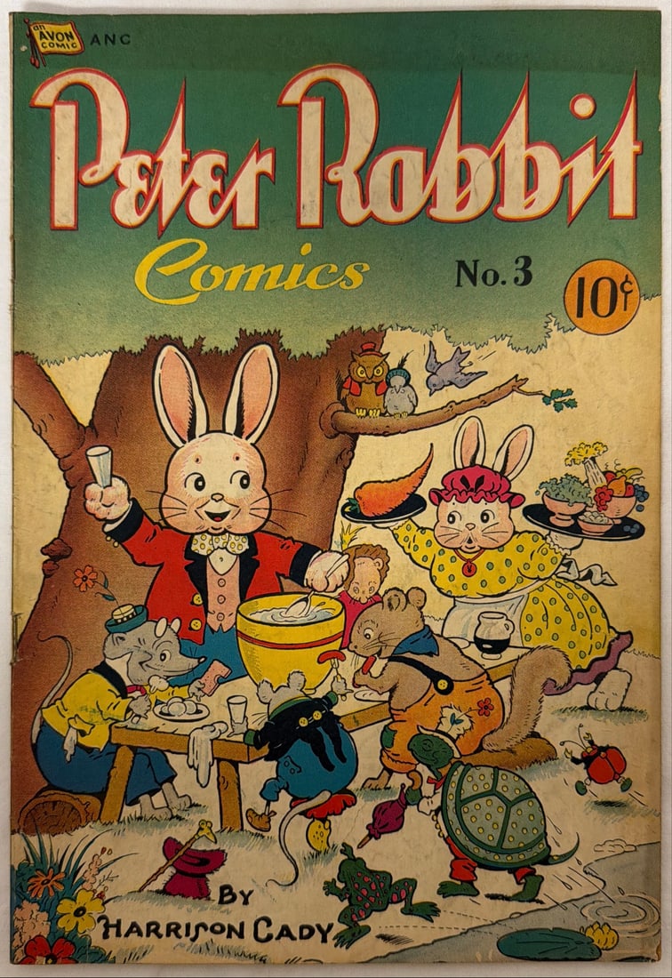 Peter Rabbit Comics 3 Avon Comic Book: 1948, please preview and see all photos for condition