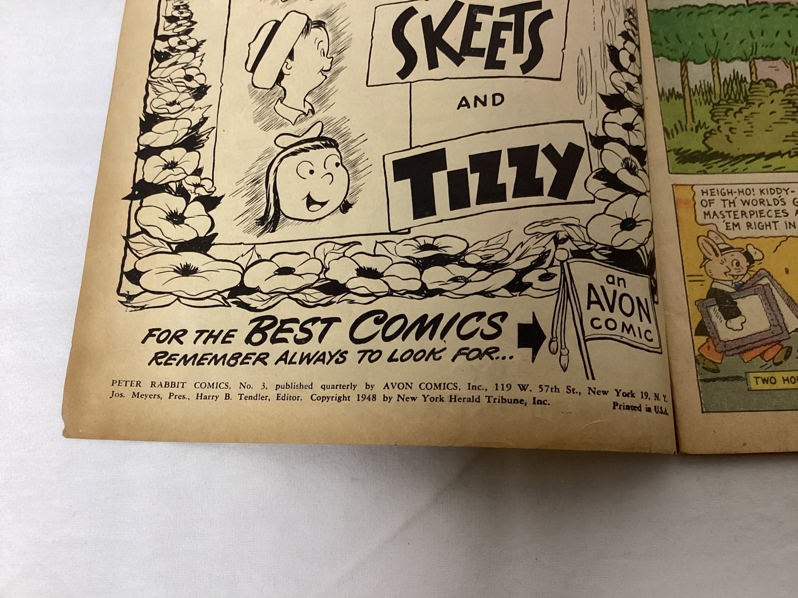 Peter Rabbit Comics 3 Avon Comic Book - 7