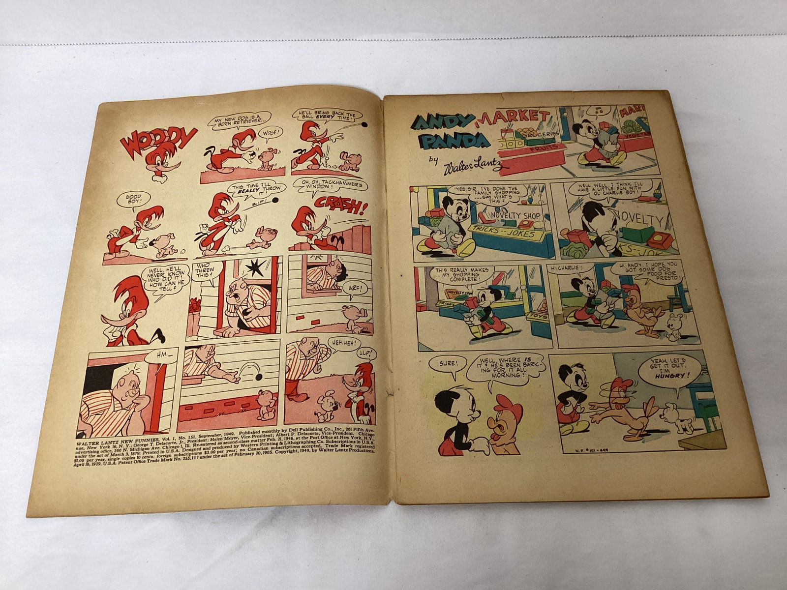 Walter Lantz New Funnies 151 Dell Comic Book - 6