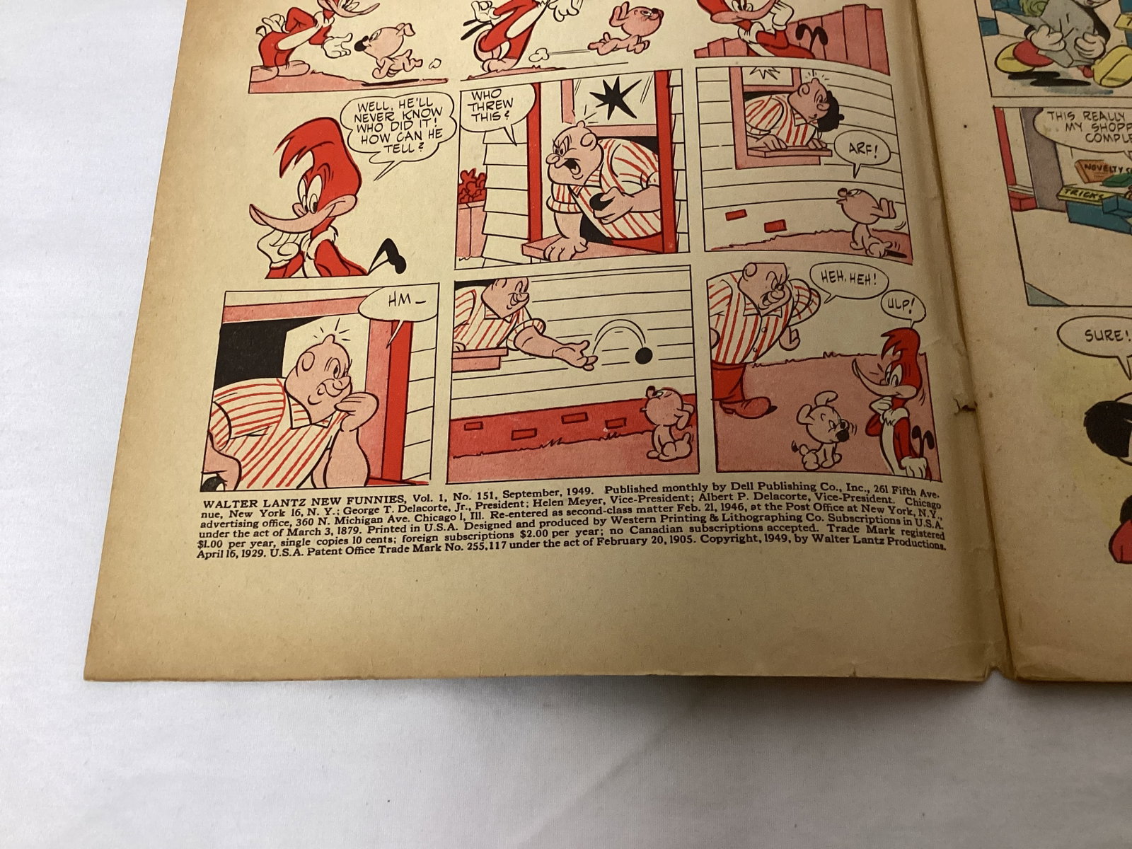 Walter Lantz New Funnies 151 Dell Comic Book - 7