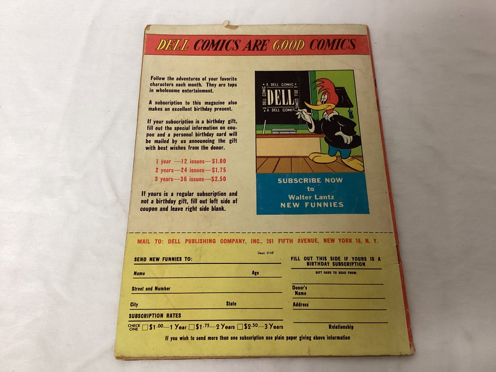 Walter Lantz New Funnies 151 Dell Comic Book - 8