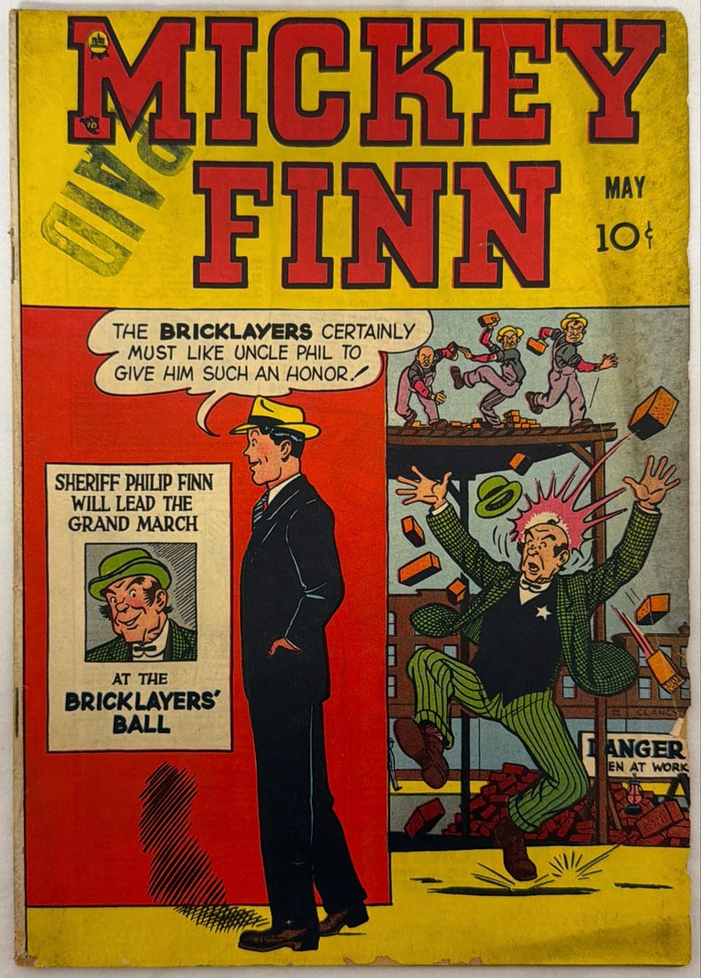 Mickey Finn 2 Prize Group Comic Book: 1952, please preview and see all photos for condition