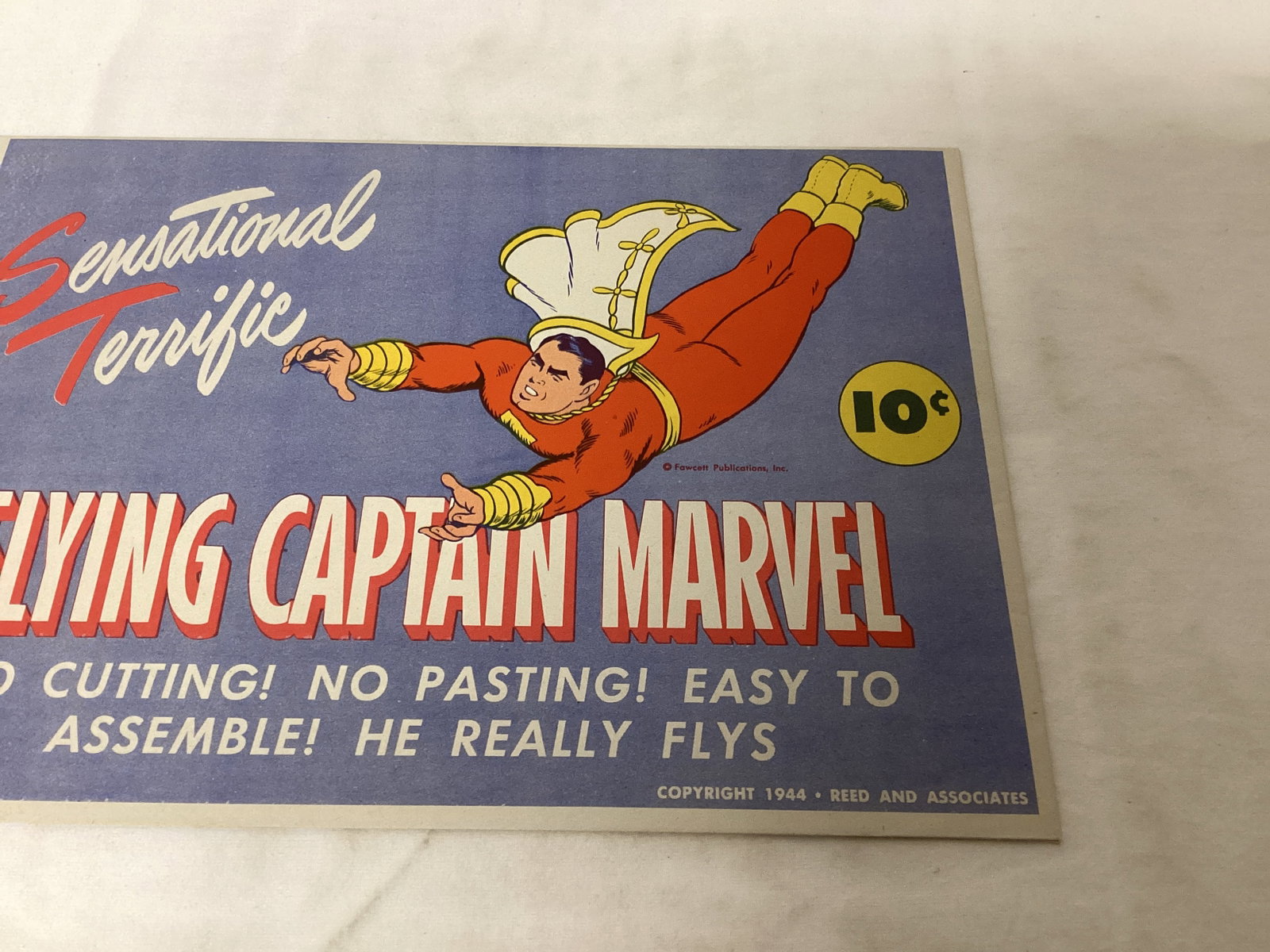 Fawcett Flying Captain Marvel Toy - 3