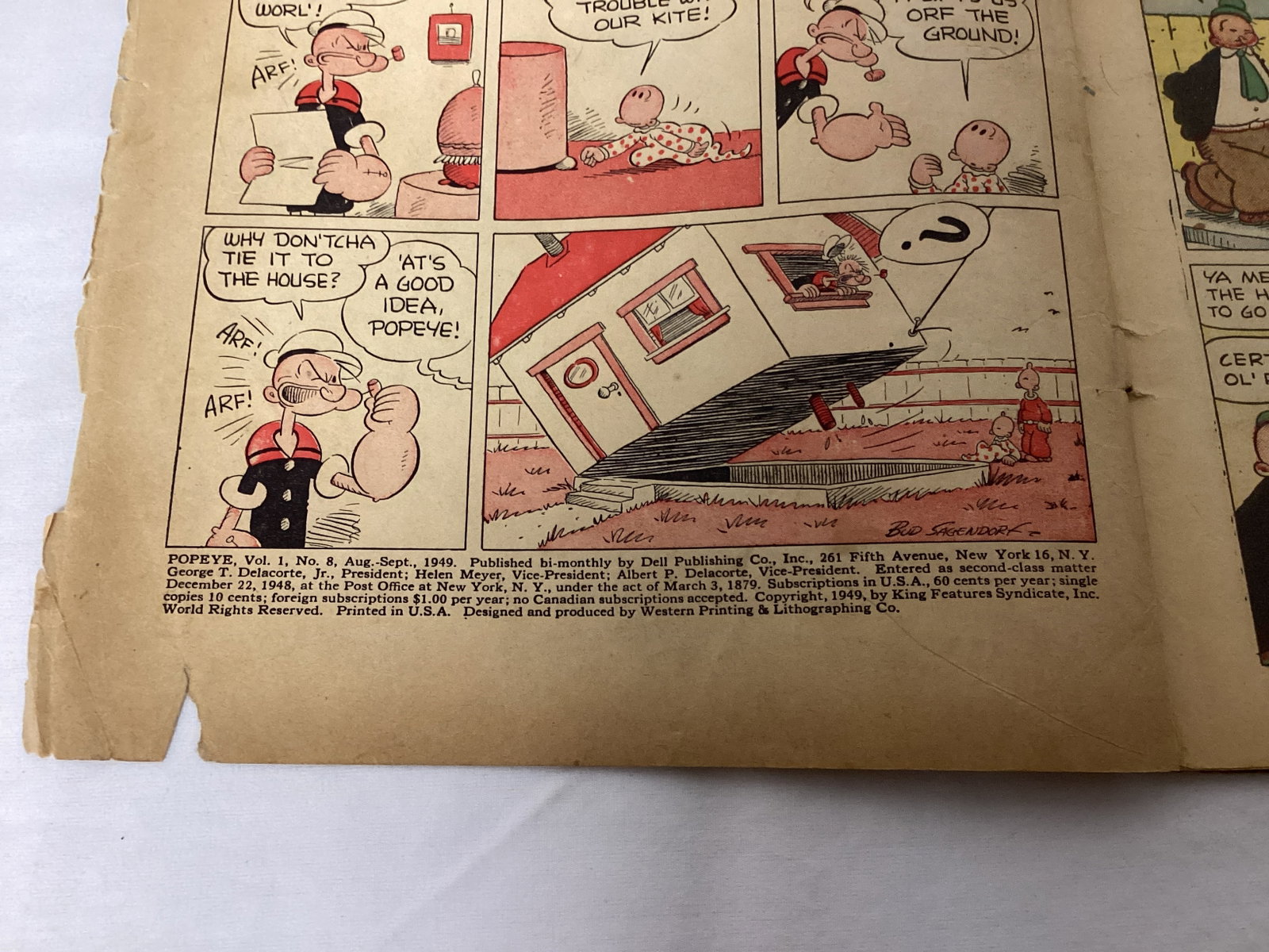 Popeye 8 Dell Comic Book - 7