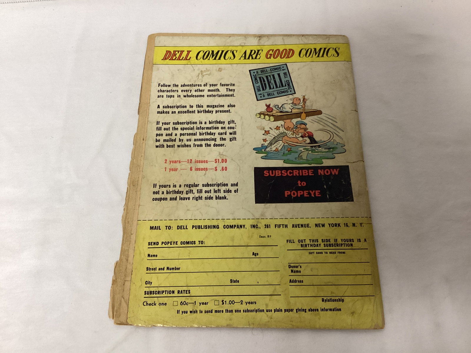 Popeye 8 Dell Comic Book - 8