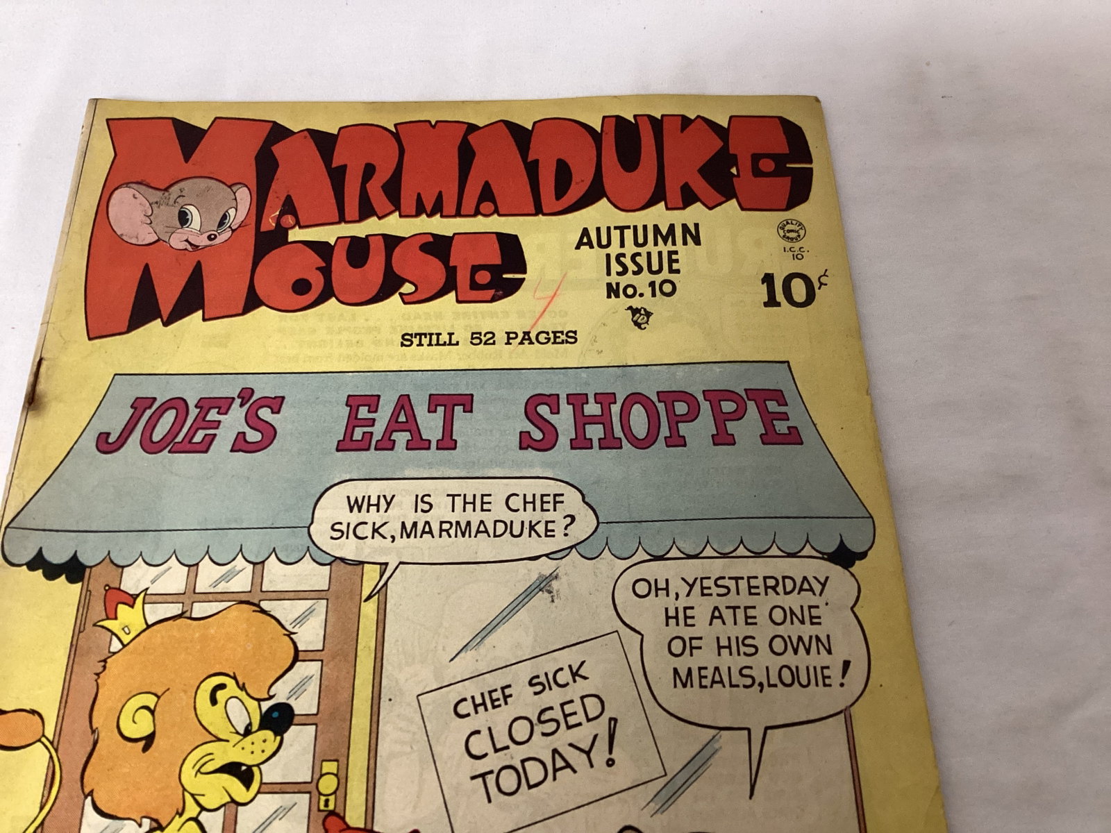 Marmaduke Mouse 10 Quality Comic Book - 3