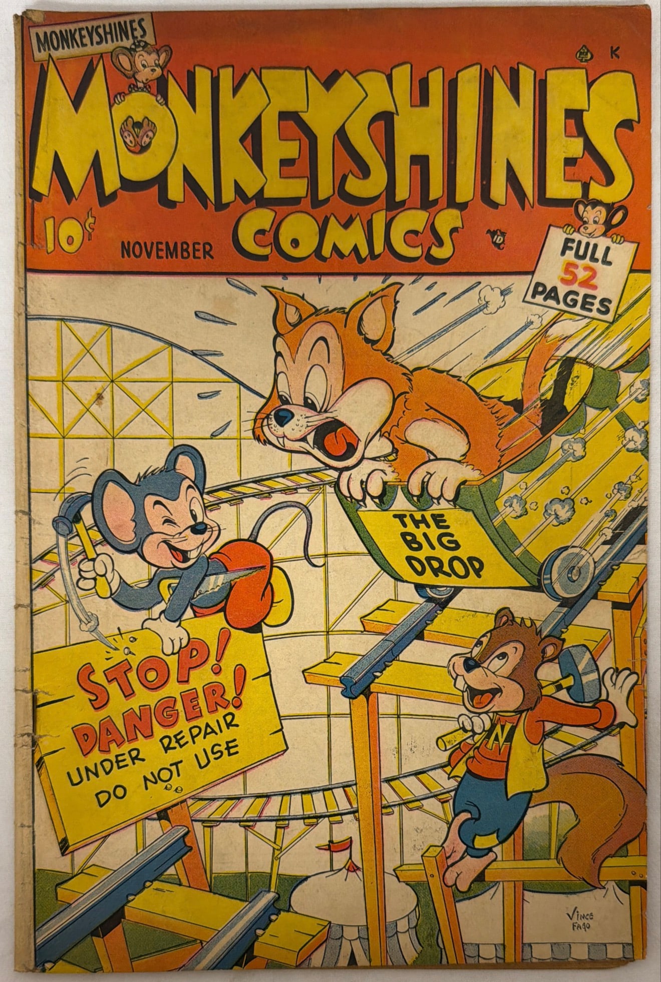 Monkeyshines Comics 23 Comic Book: 1948, please preview and see all photos for condition