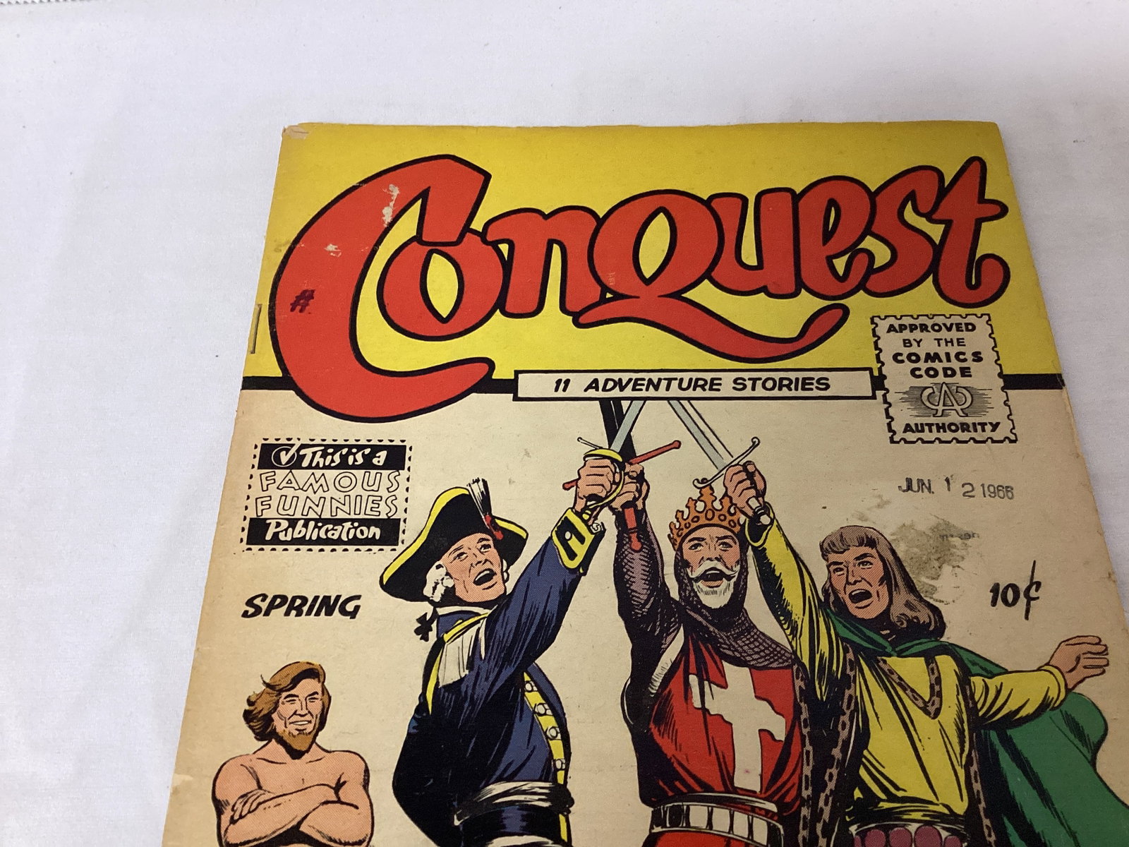 Conquest 1 Famous Funnies Comic Book - 2