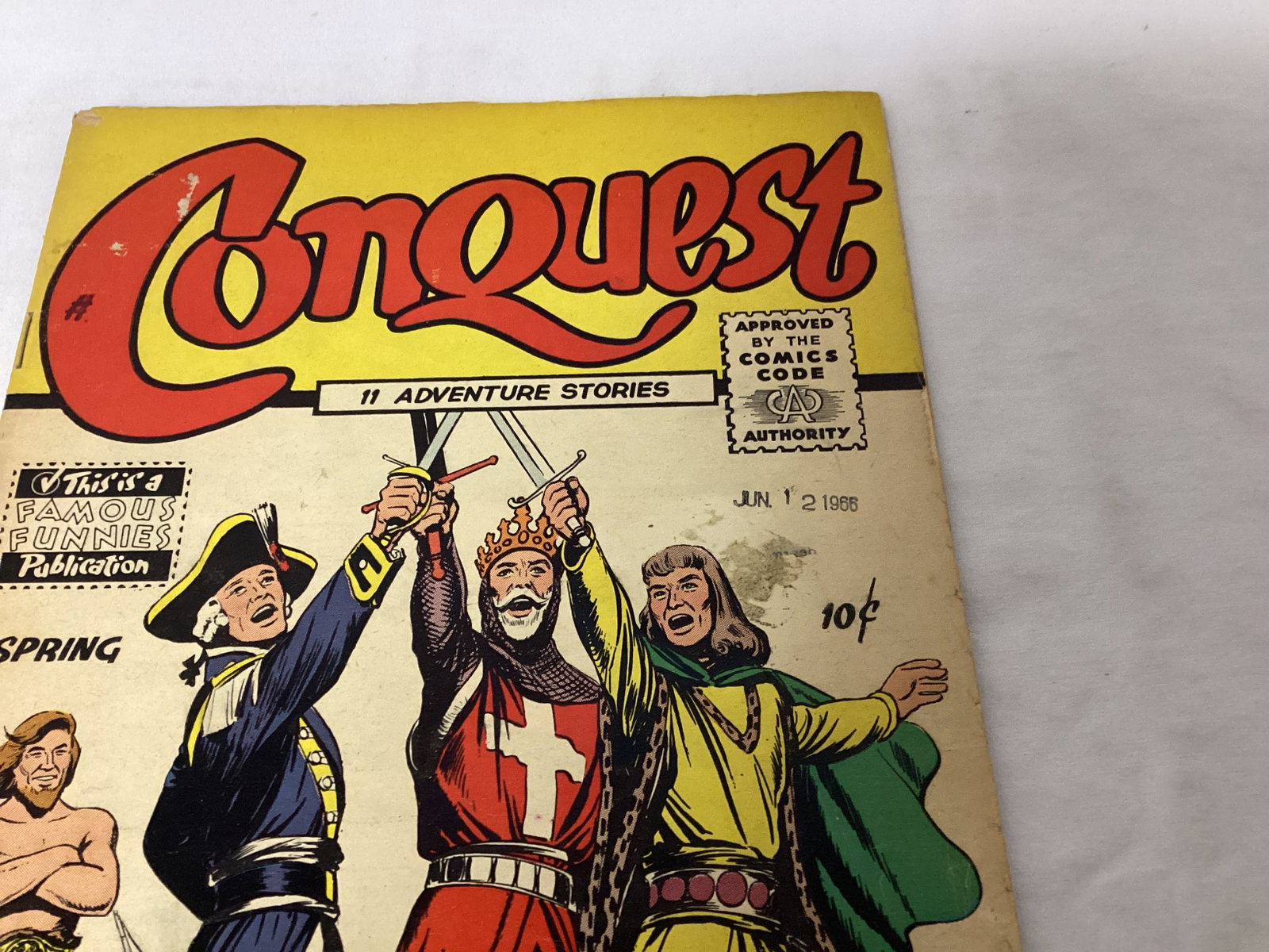 Conquest 1 Famous Funnies Comic Book - 3