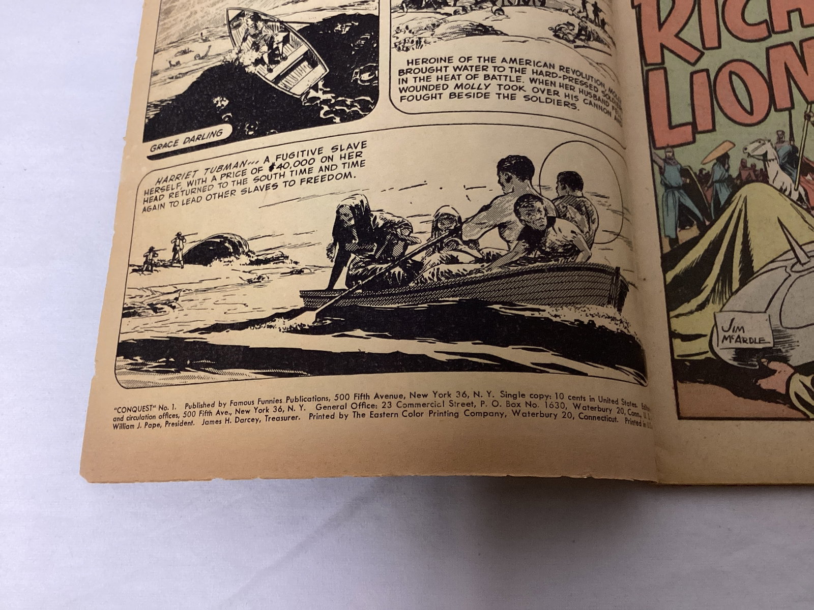 Conquest 1 Famous Funnies Comic Book - 7