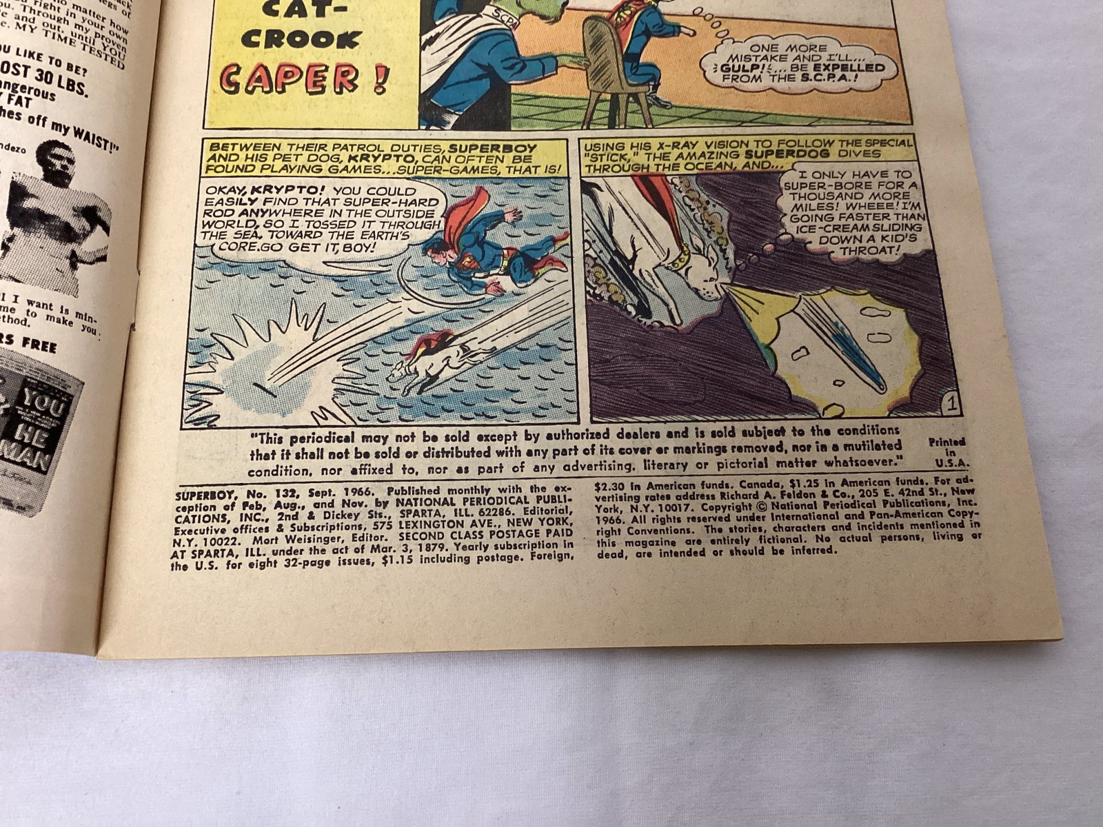 Superboy 132 Dc Comic Book - 7