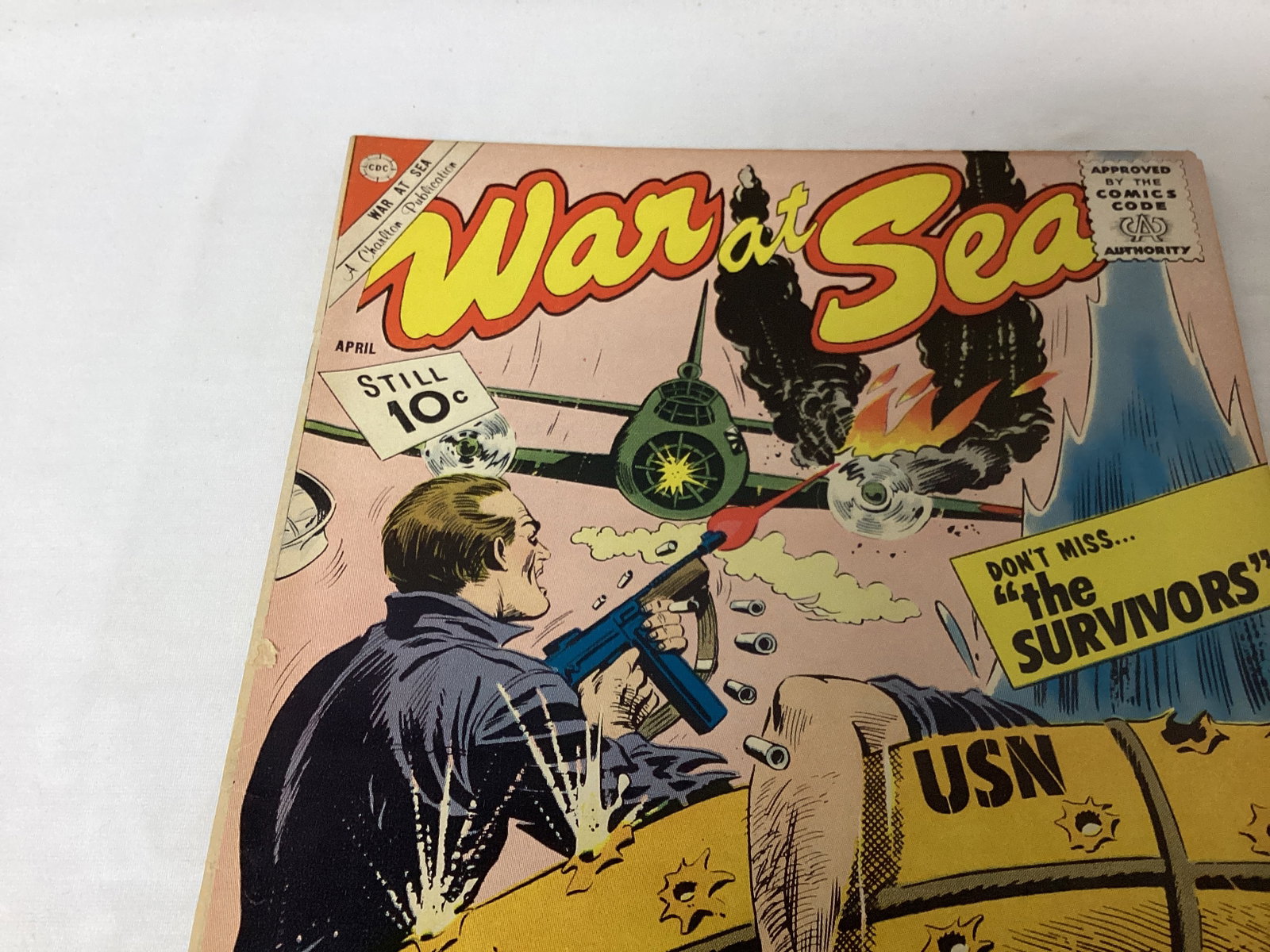 War at Sea 41 Charlton Comic Book - 2