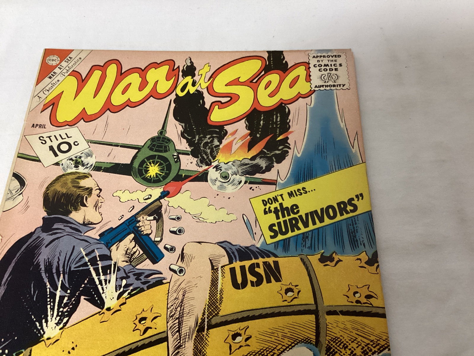 War at Sea 41 Charlton Comic Book - 3