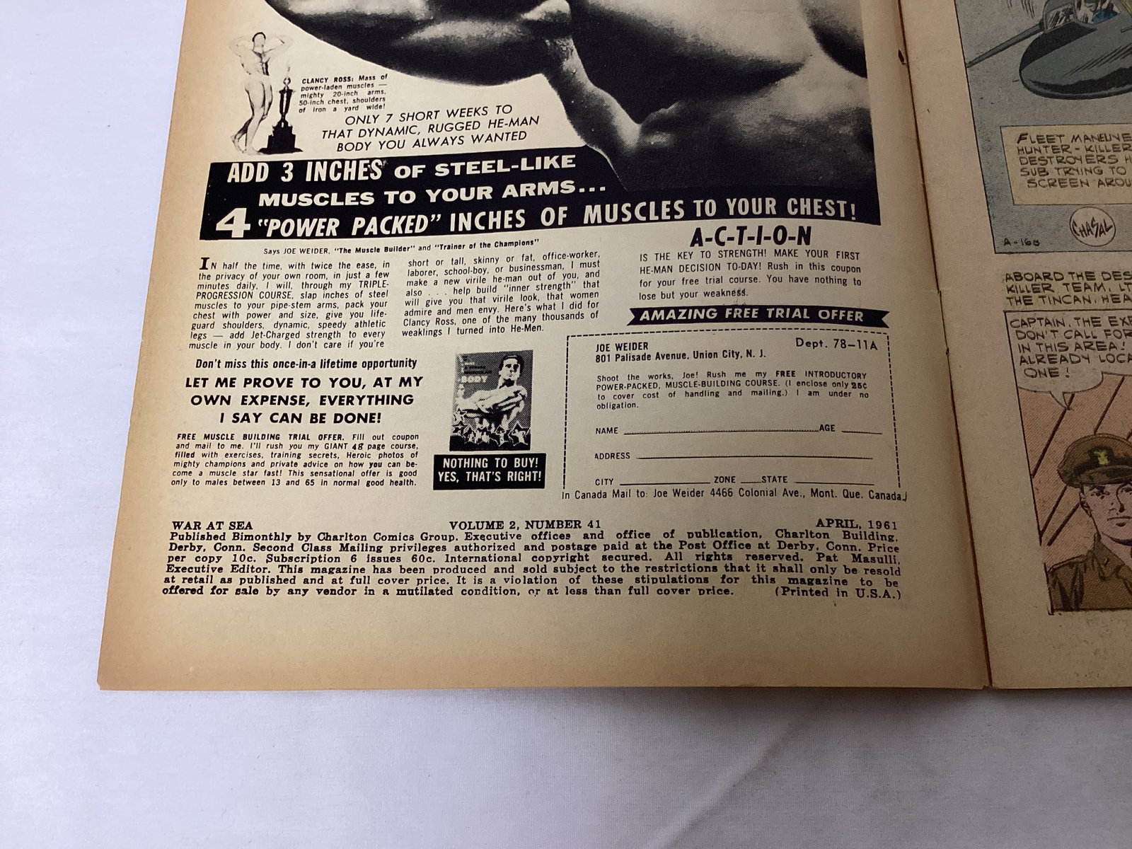 War at Sea 41 Charlton Comic Book - 7