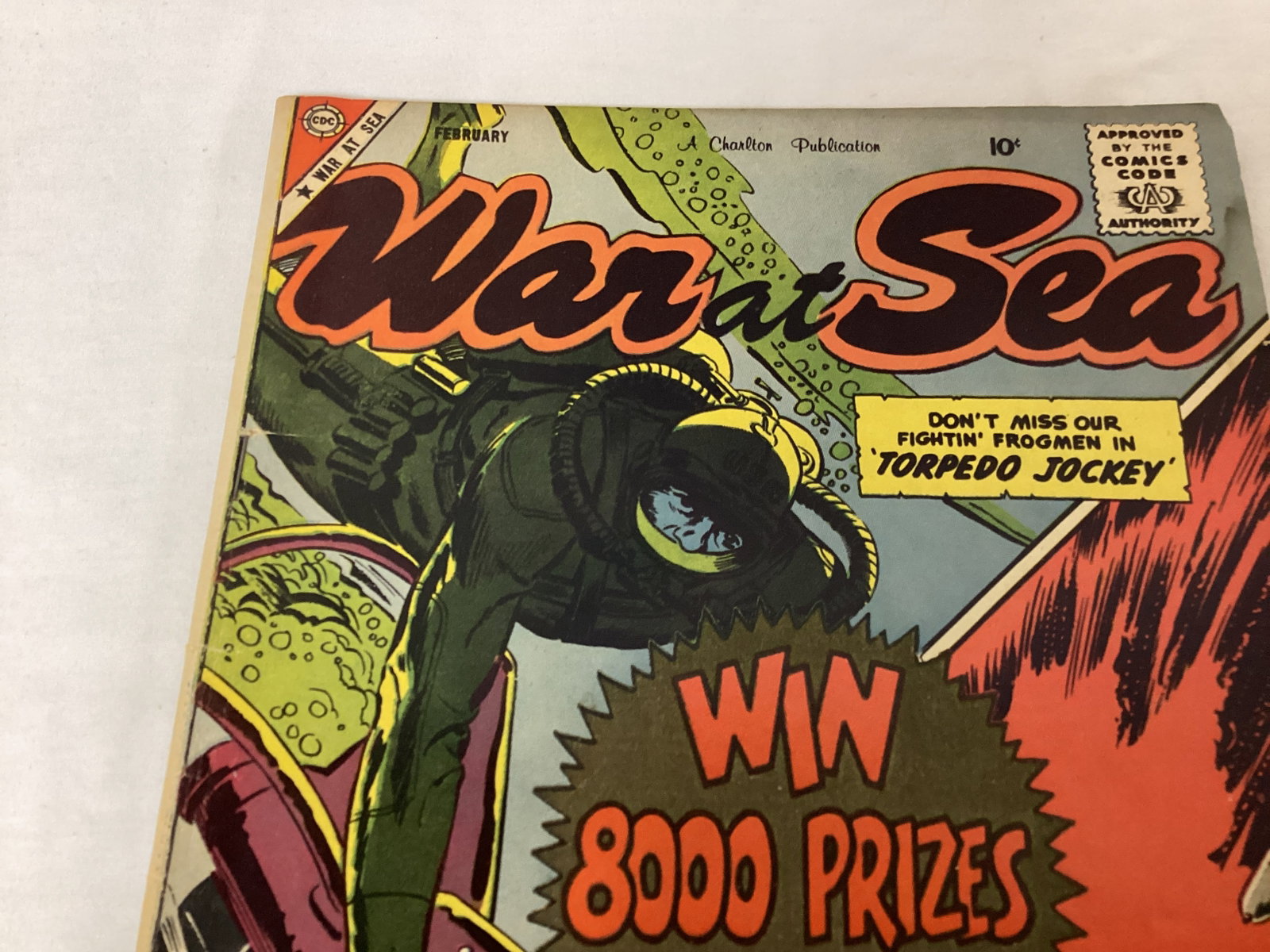 War at Sea 29 Charlton Comic Book - 2