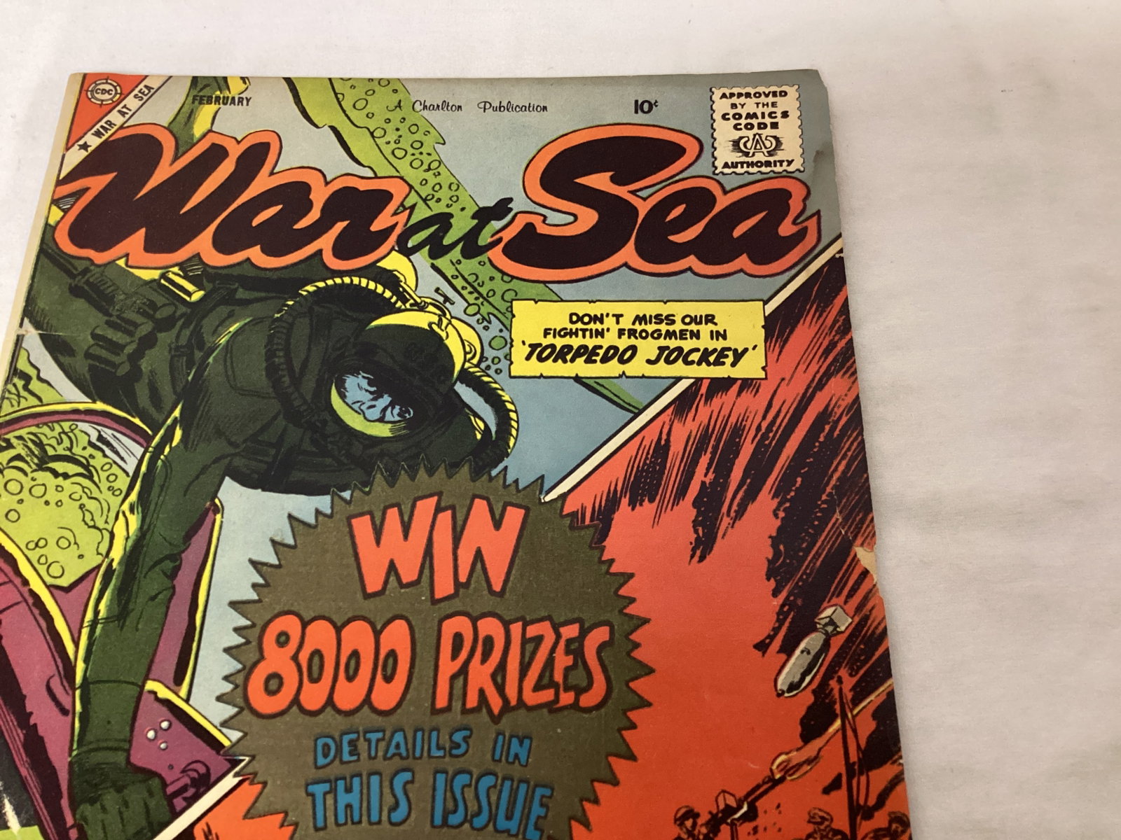 War at Sea 29 Charlton Comic Book - 3