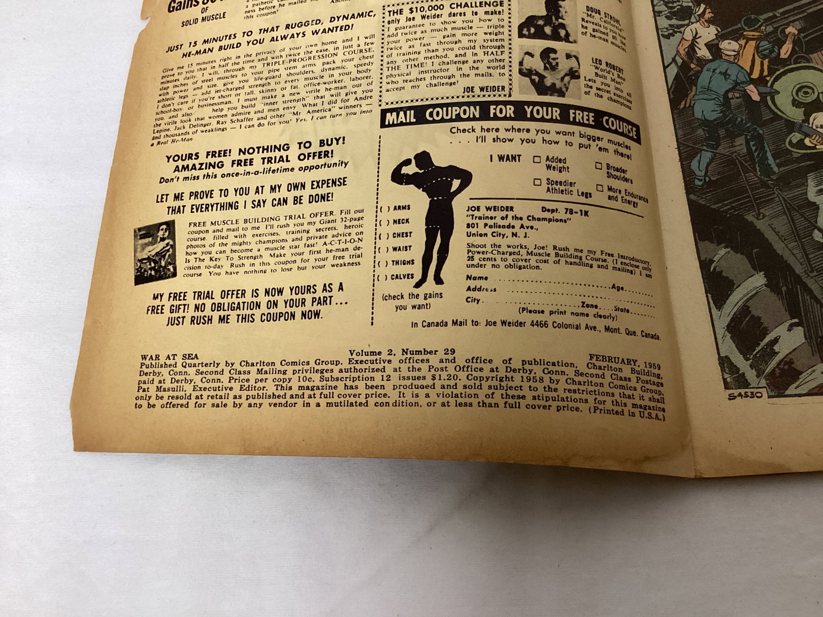 War at Sea 29 Charlton Comic Book - 7
