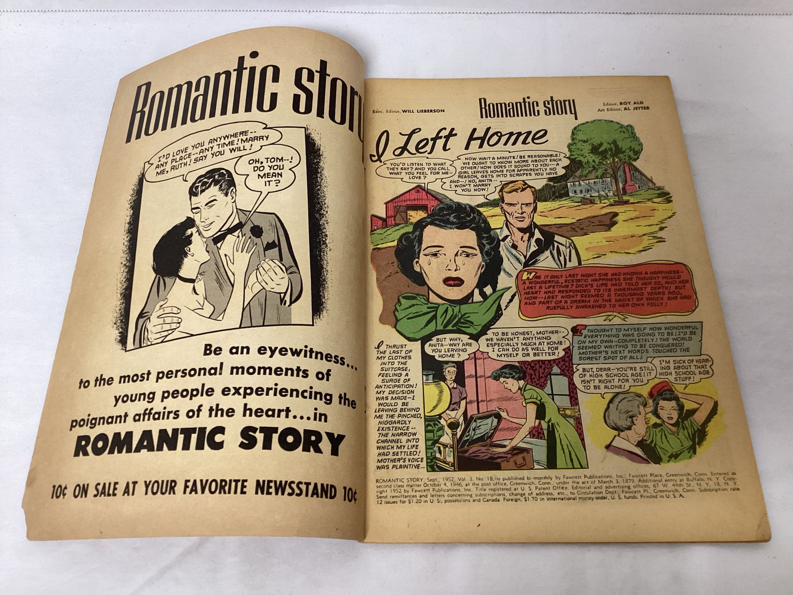 Romantic Story 18 Fawcett Comic Book - 6