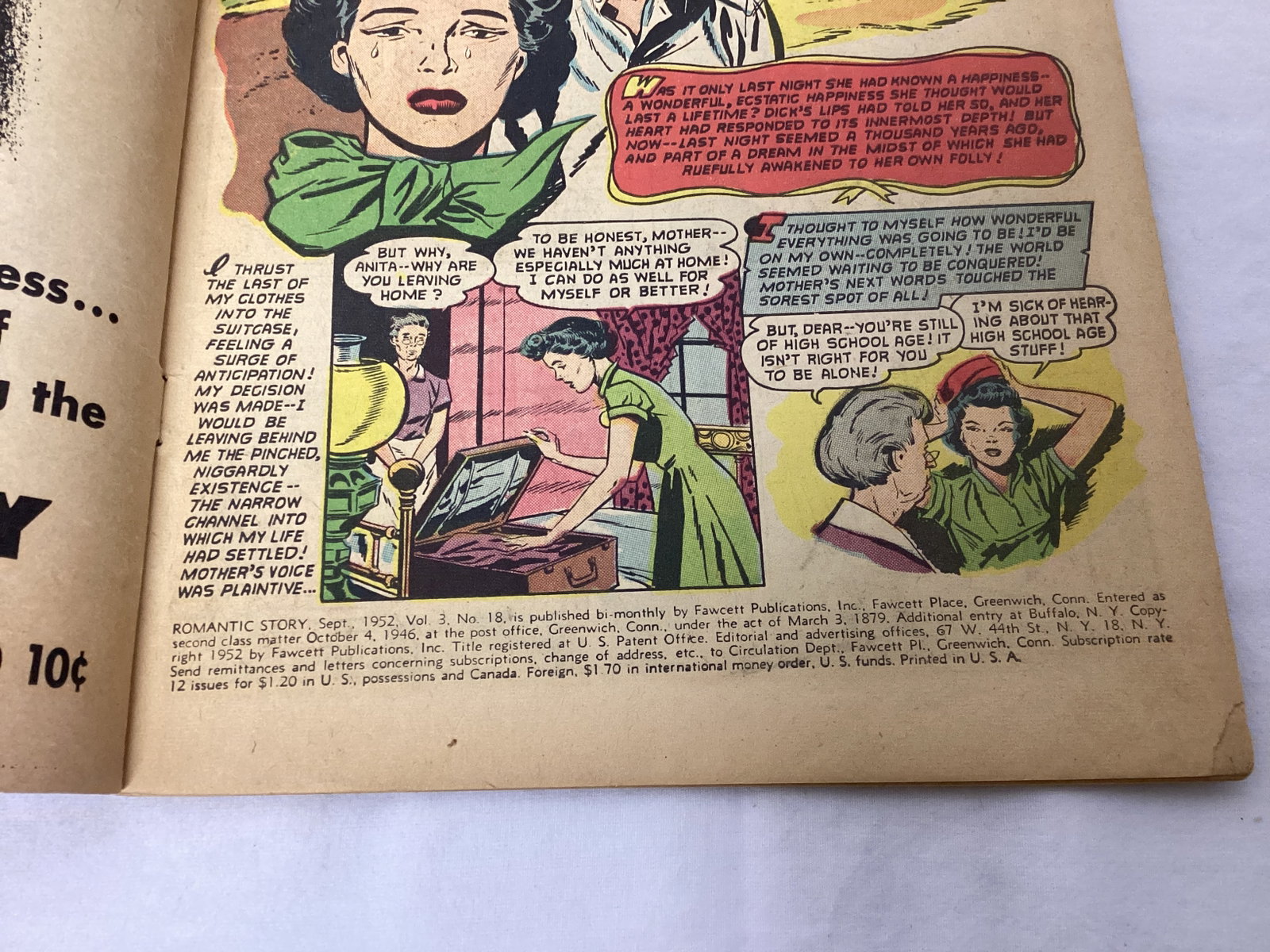 Romantic Story 18 Fawcett Comic Book - 7
