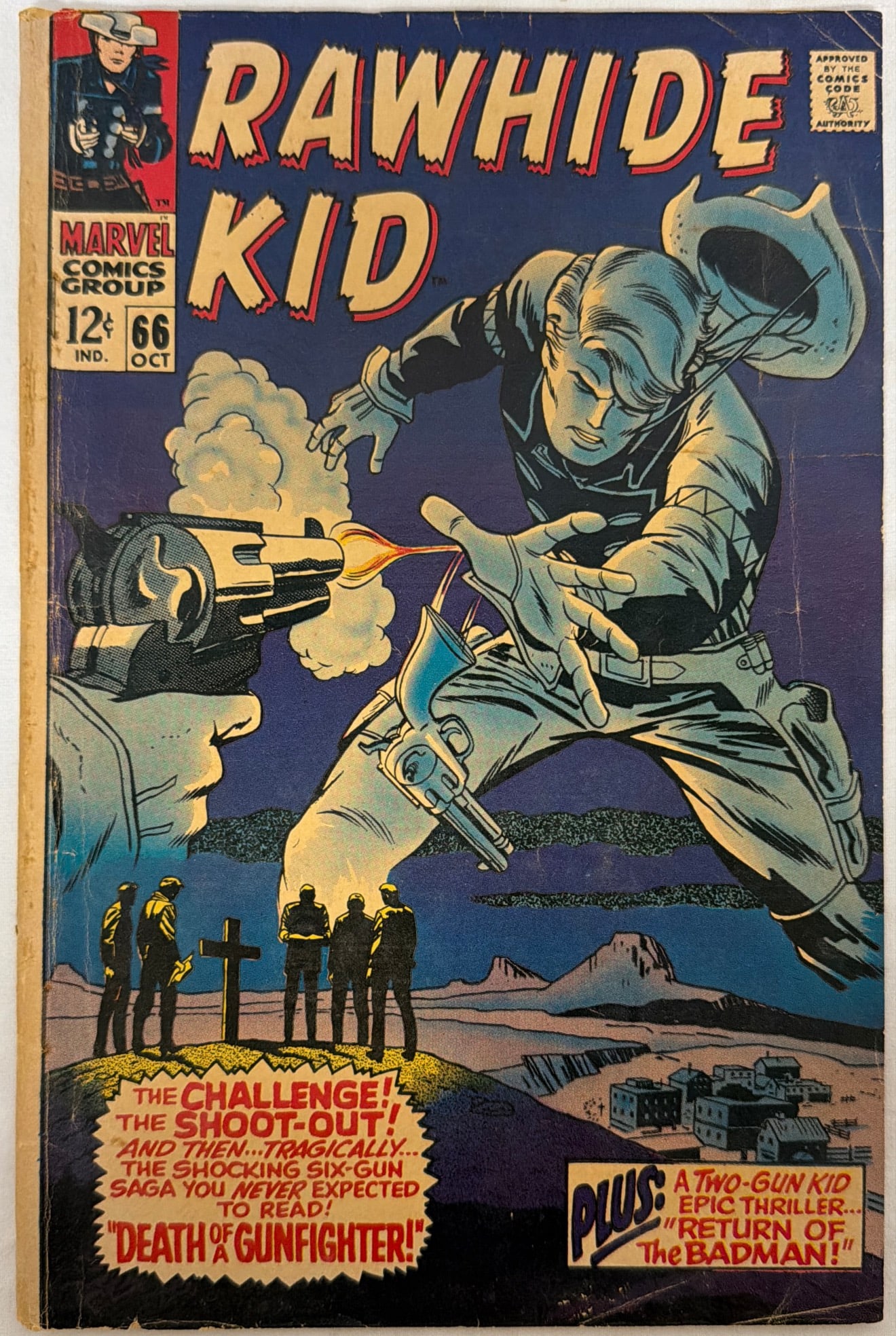 Rawhide Kid 66 Marvel Comic Book: 1968, please preview and see all photos for condition