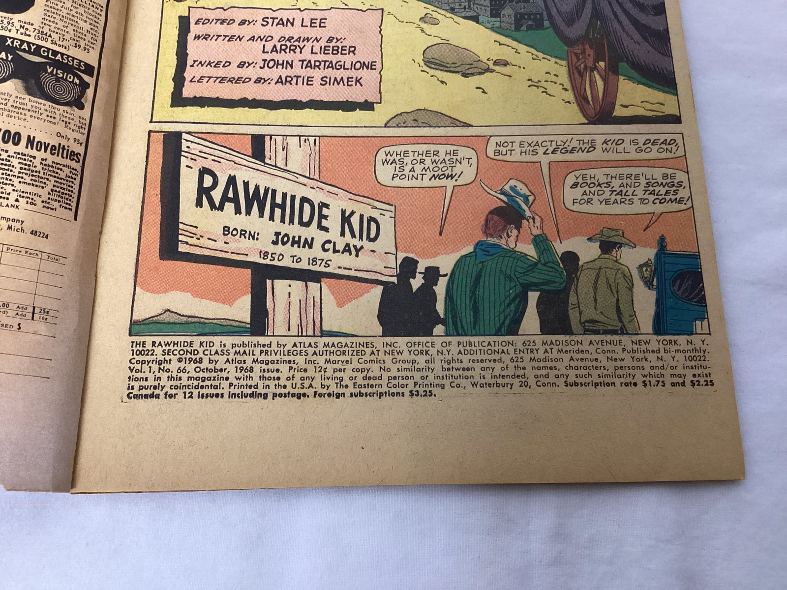 Rawhide Kid 66 Marvel Comic Book - 7