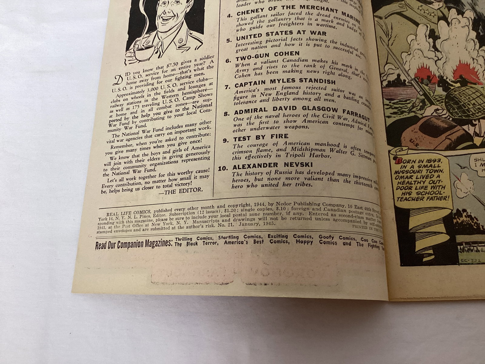 Real Life Comics 21 Comic Book - 7