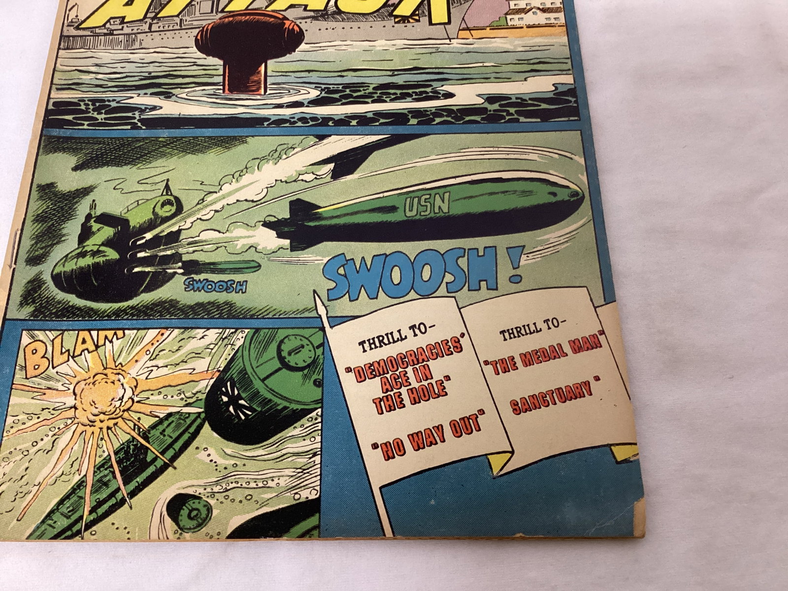 Submarine Attack 19 Charlton Comic Book - 5